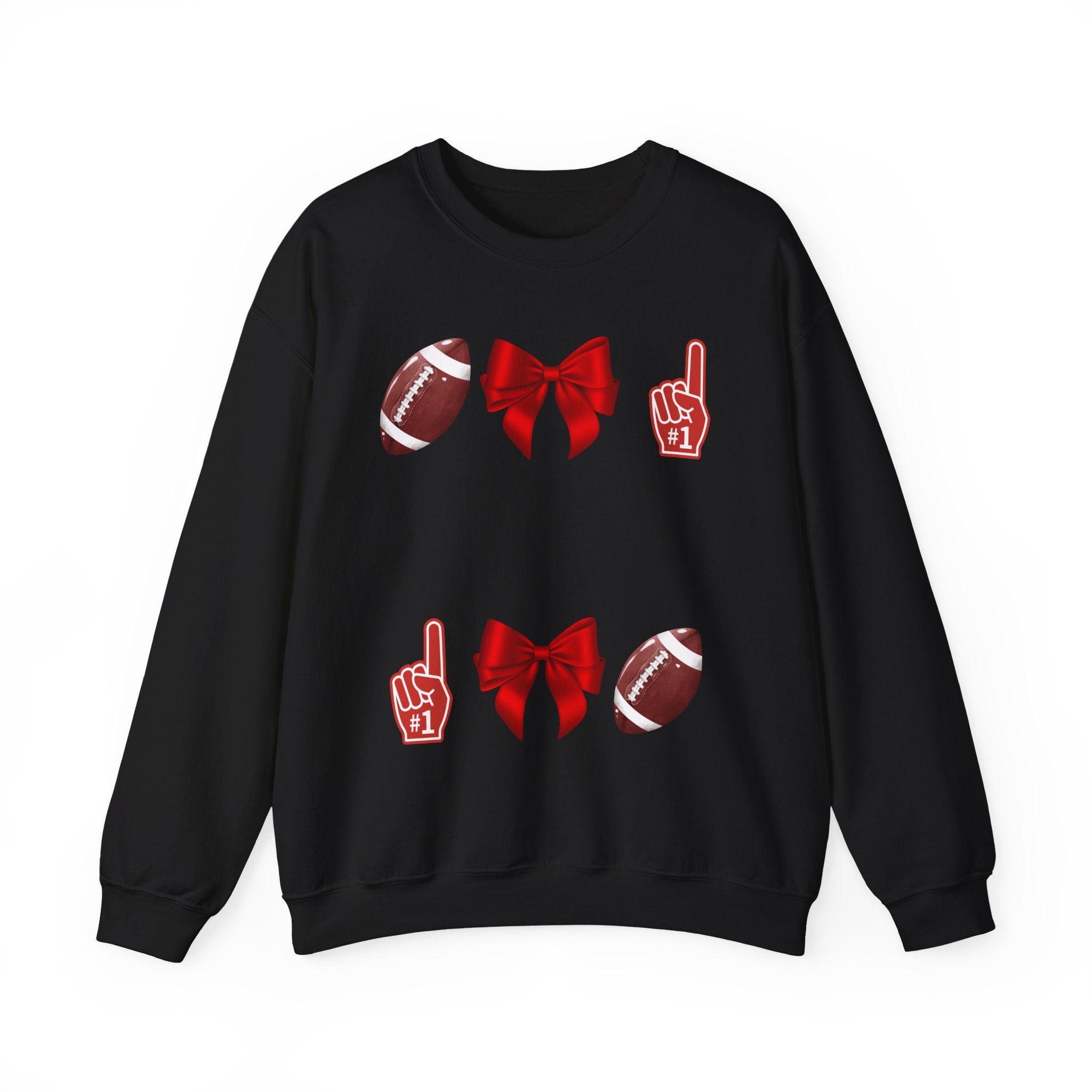 Customizable Red-Themed Game Day Sweatshirt