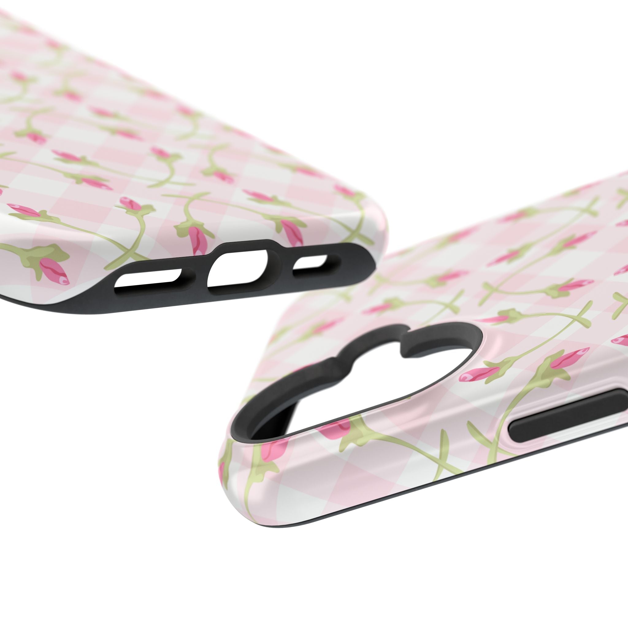 Customizable: Floral Impact-Resistant Phone Case