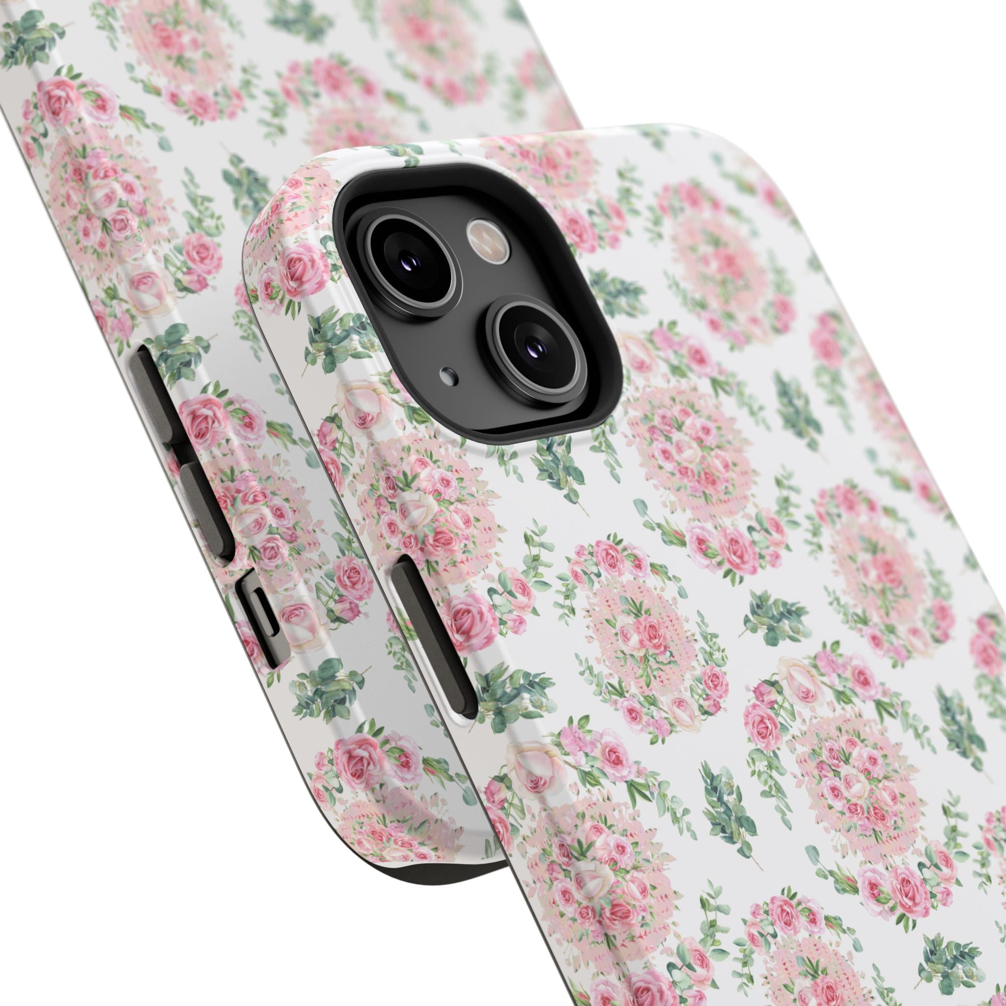 Customizable: Floral Impact-Resistant Phone Case