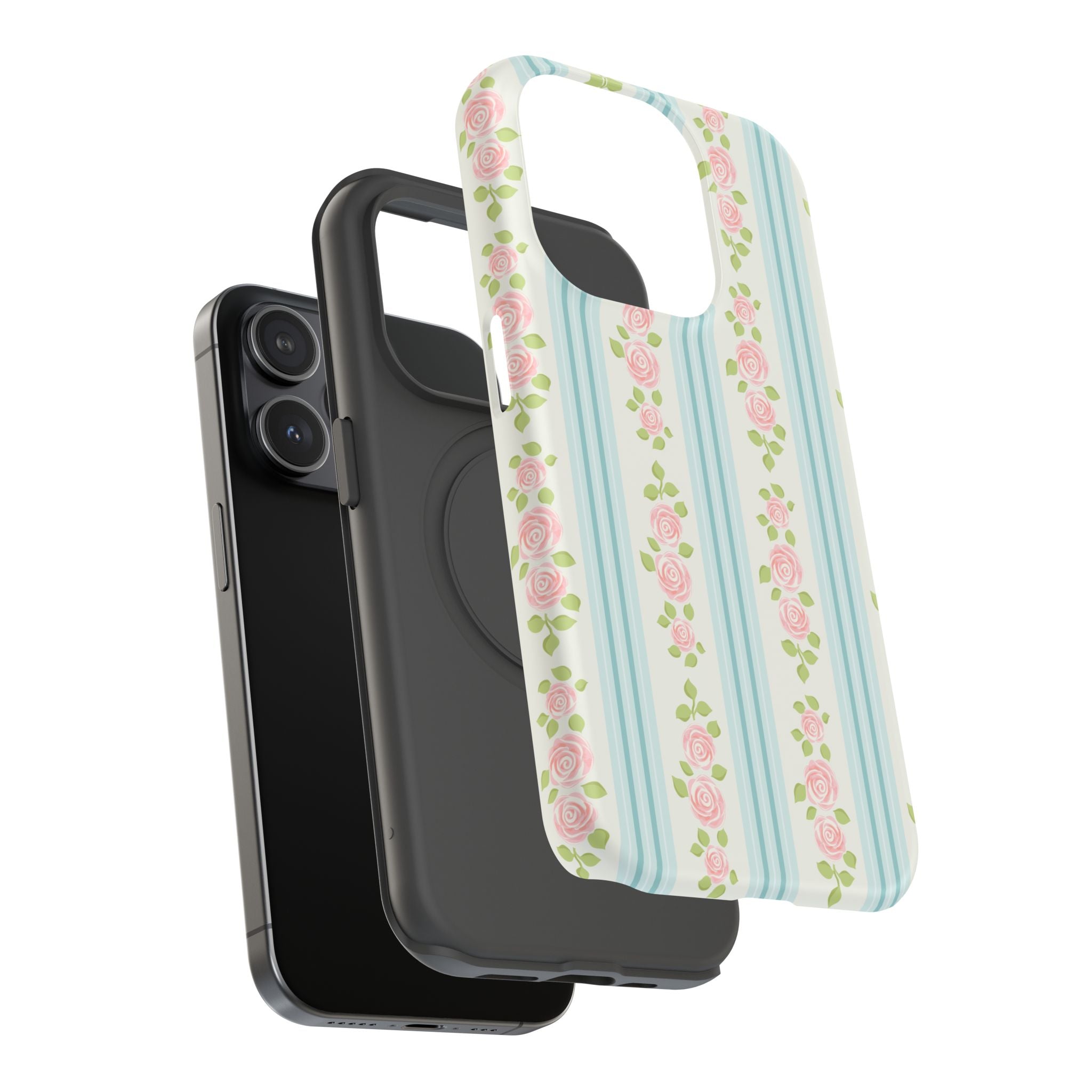 Customizable: Floral Impact-Resistant Phone Case