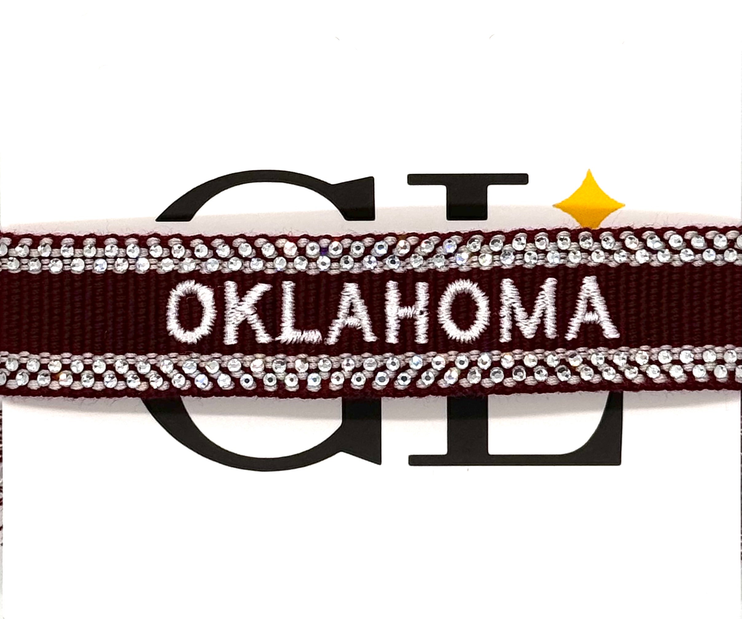 Oklahoma Bling Team Tassel Bracelet