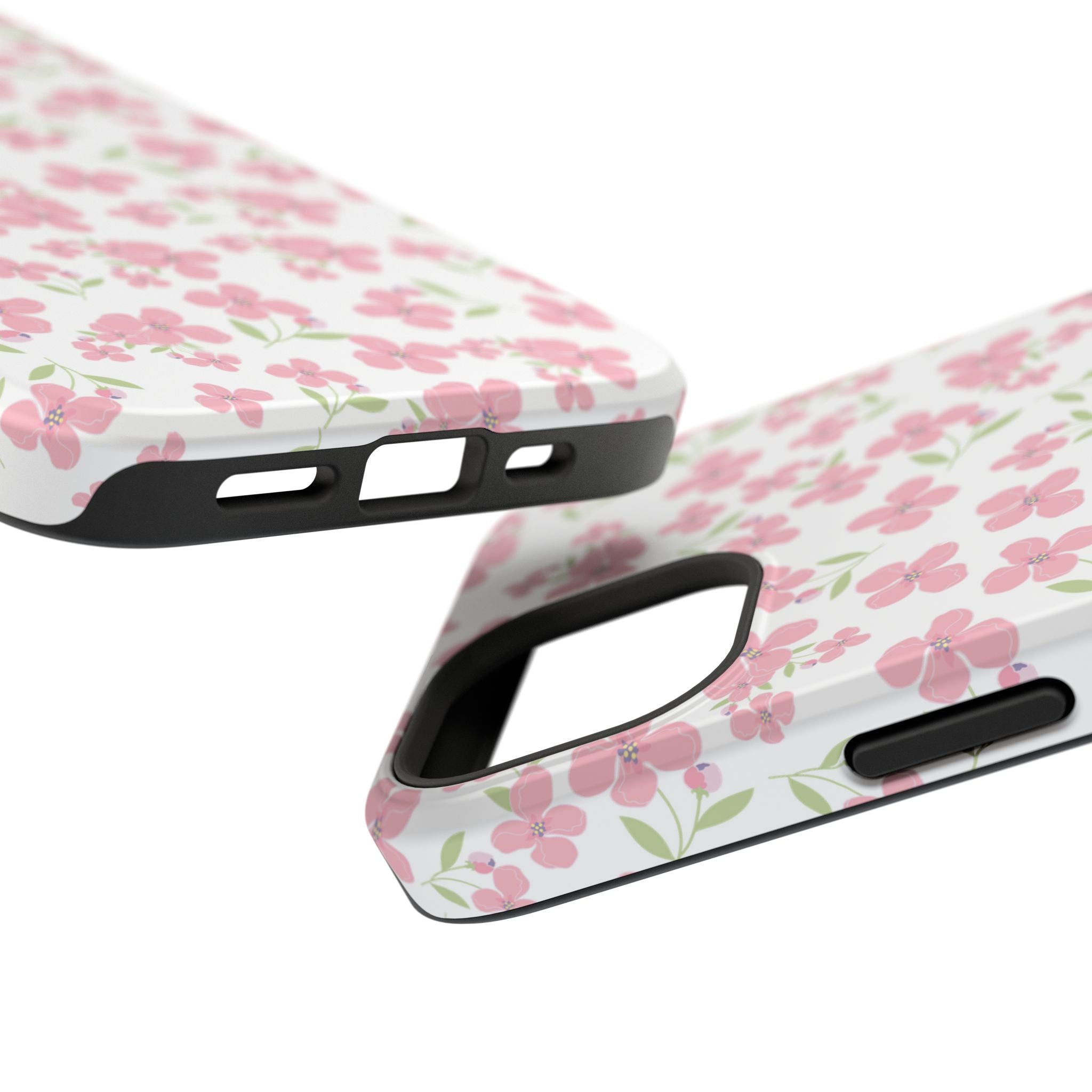 Customizable: Floral Impact-Resistant Phone Case