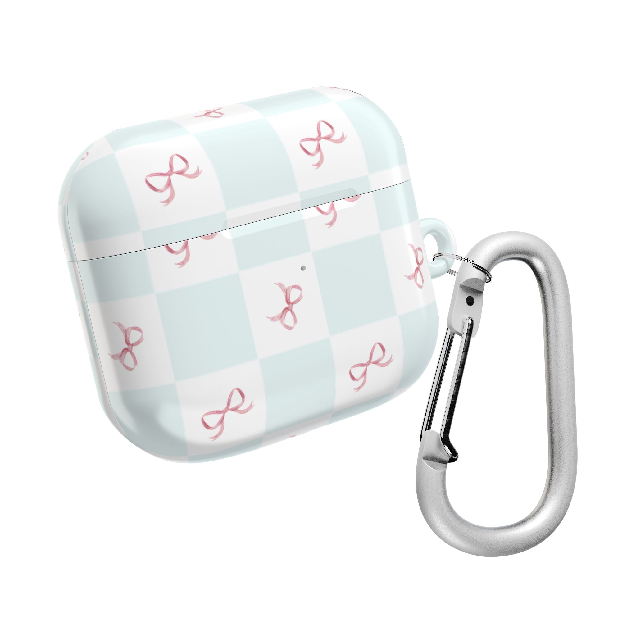 Customizable: Chic AirPod Case with Pink Ribbon Design, Trendy AirPod Case