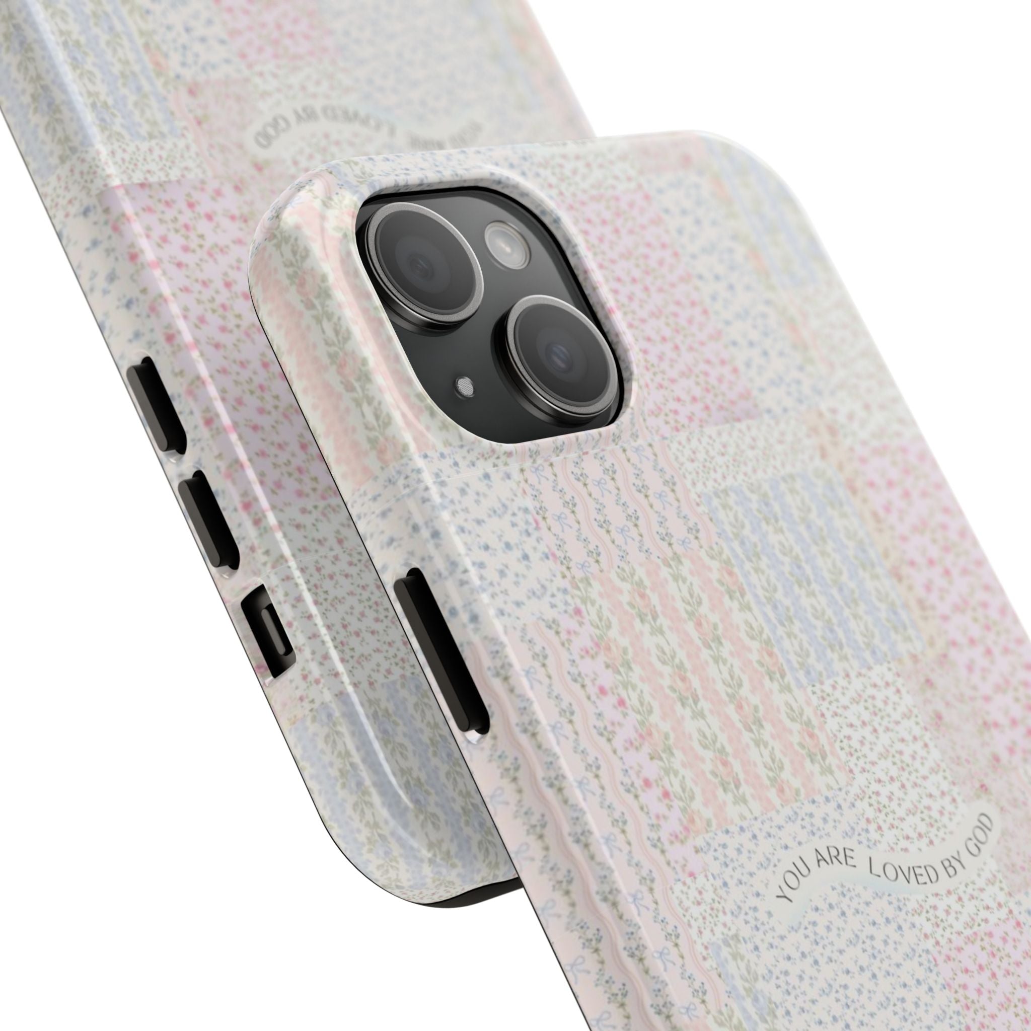 Floral Tough Phone Cases, Protective Phone Cover, Inspirational Tech Accessory, Gift for Her, Fashionable Phone Case, Unique Design