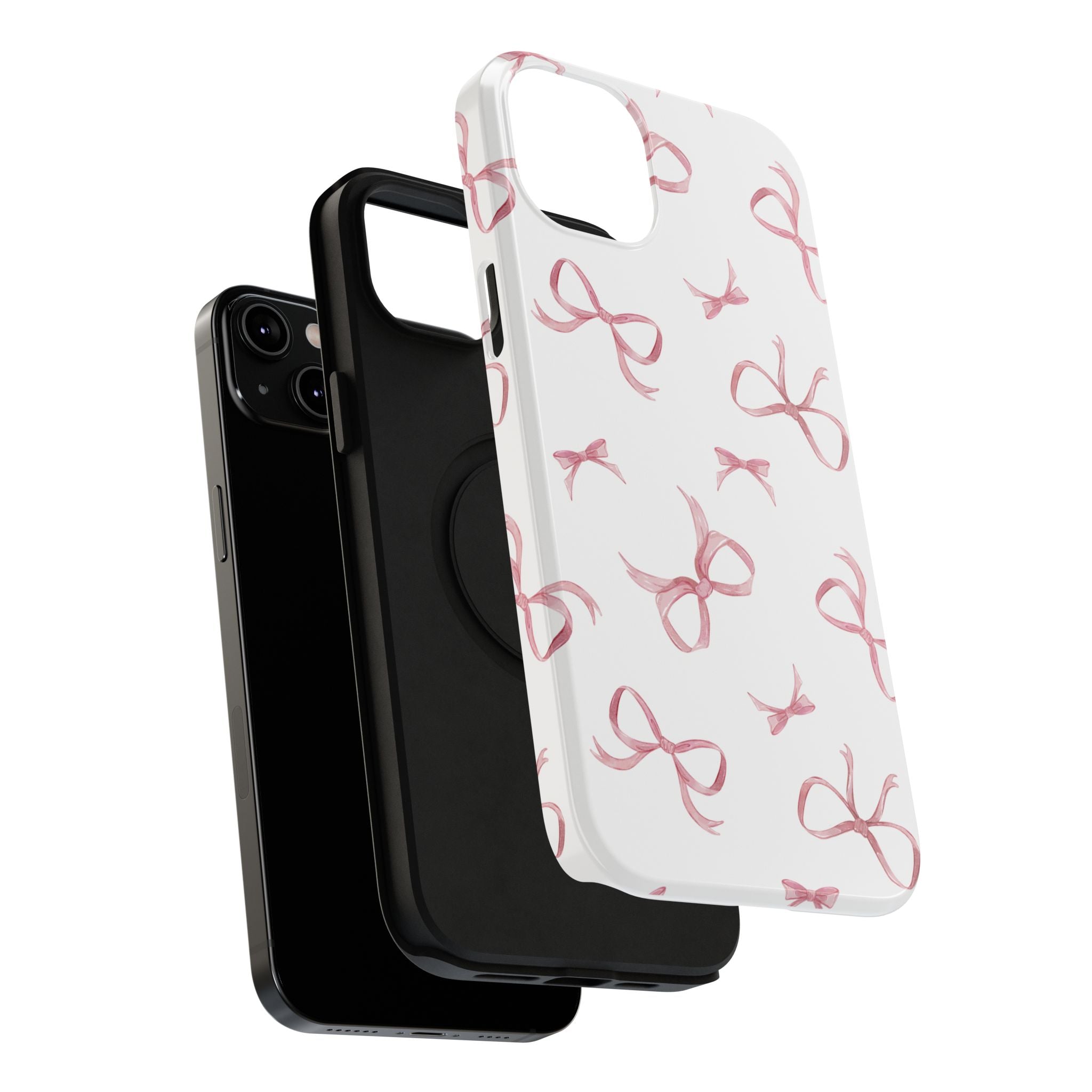 Customizable: Coquette Bow Stylish Impact-Resistant Phone Case