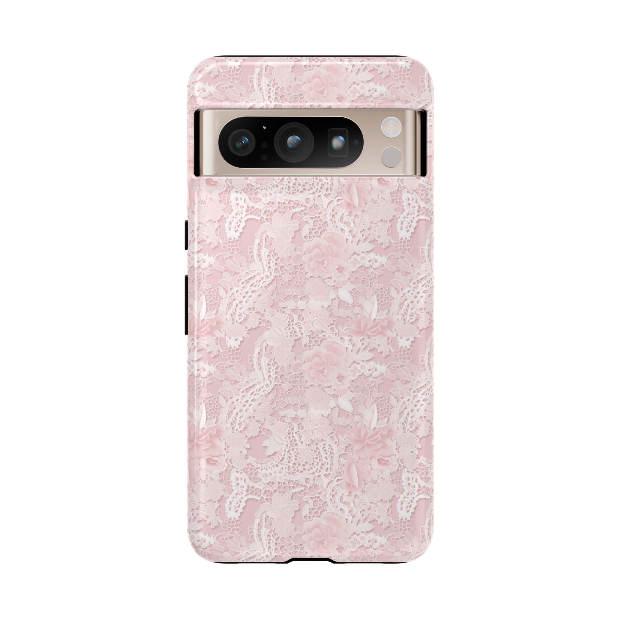 Customizable: Pink Floral Phone Case, Stylish Tough Cases, Unique Gift for Her, Cute Phone Accessories, Floral Tech Cover