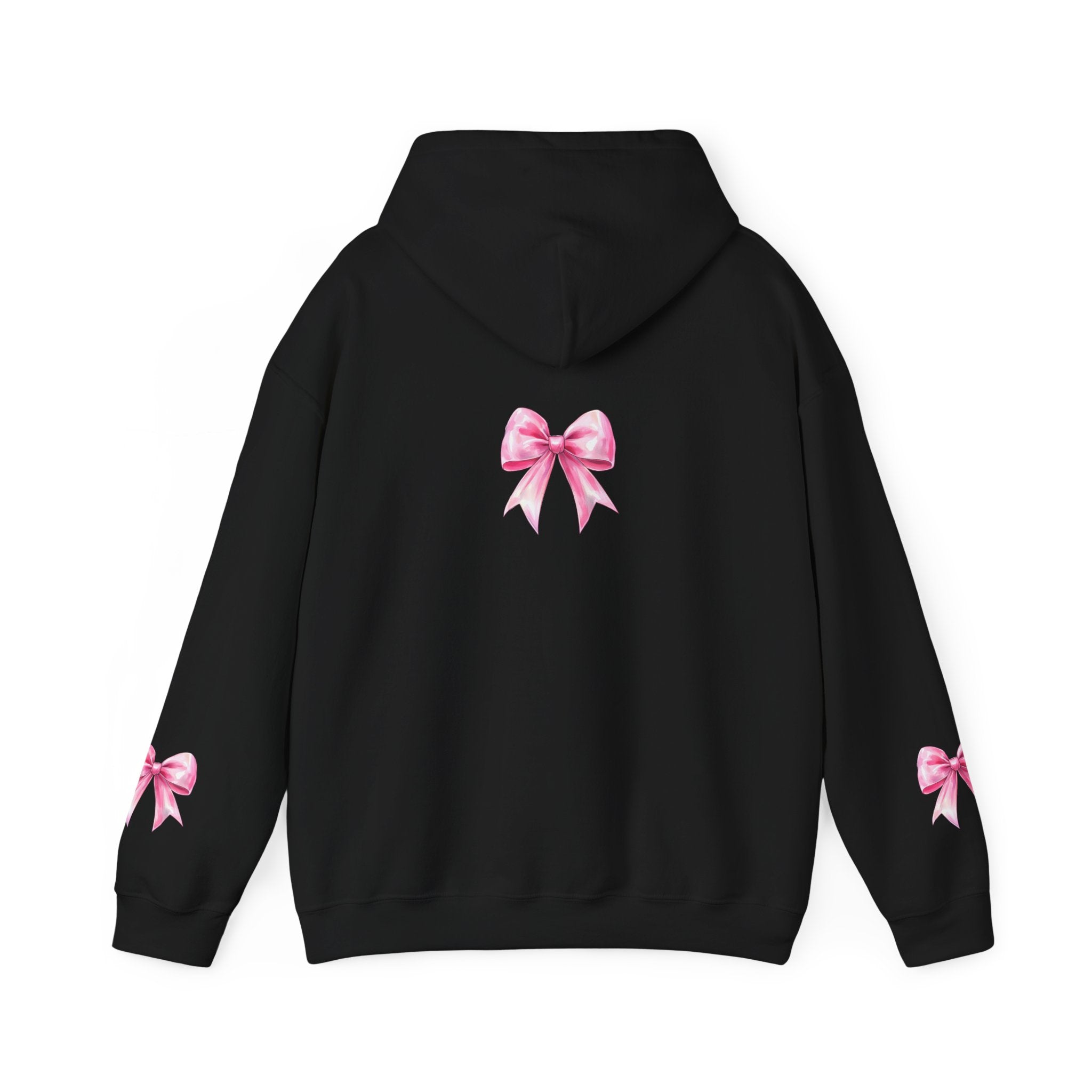 Cheerful Bow Hoodie - Perfect for Cheerleaders, Team Spirit, Dance, Everyday Wear, Gift for Coaches, Cheer Events