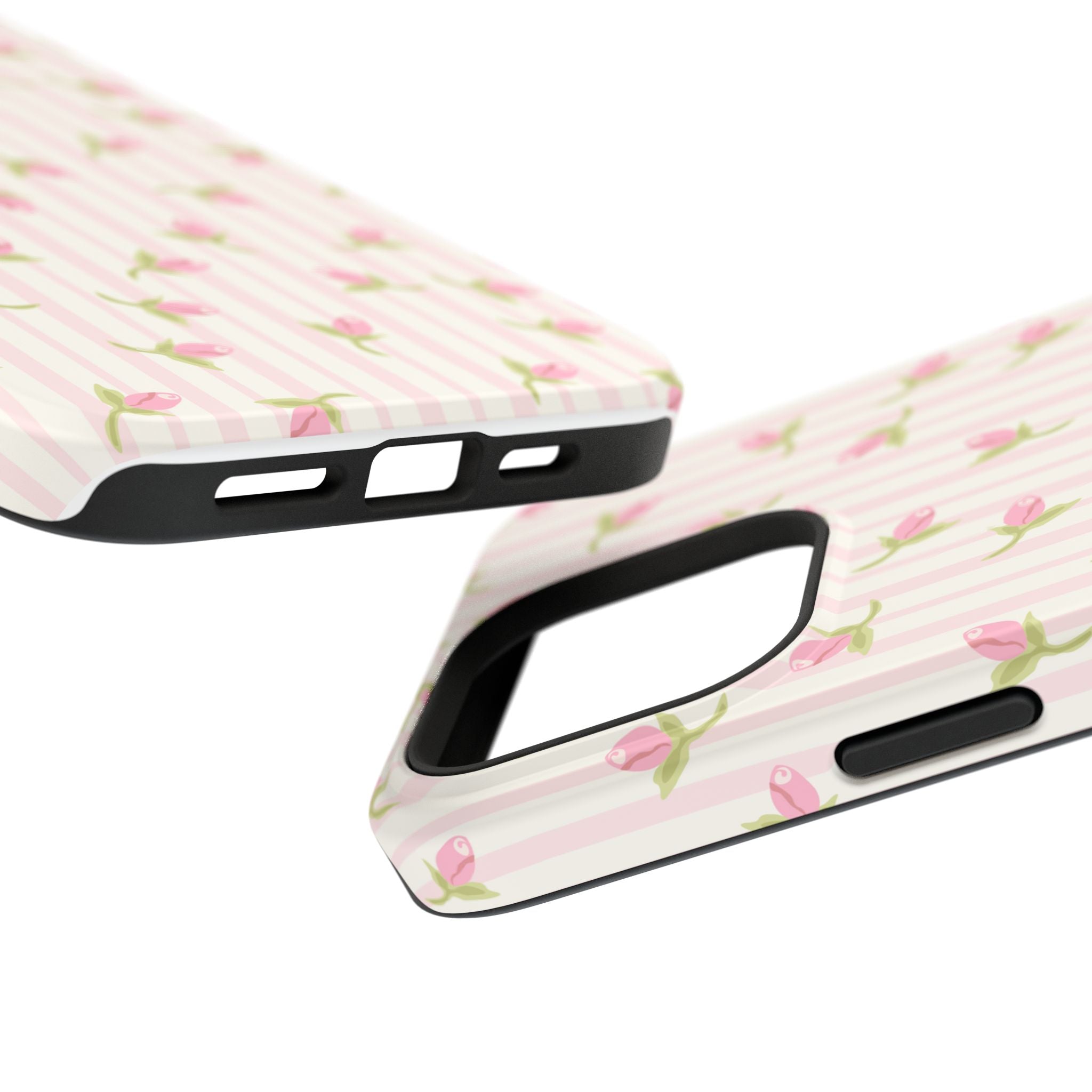 Customizable: Floral Impact-Resistant Phone Case