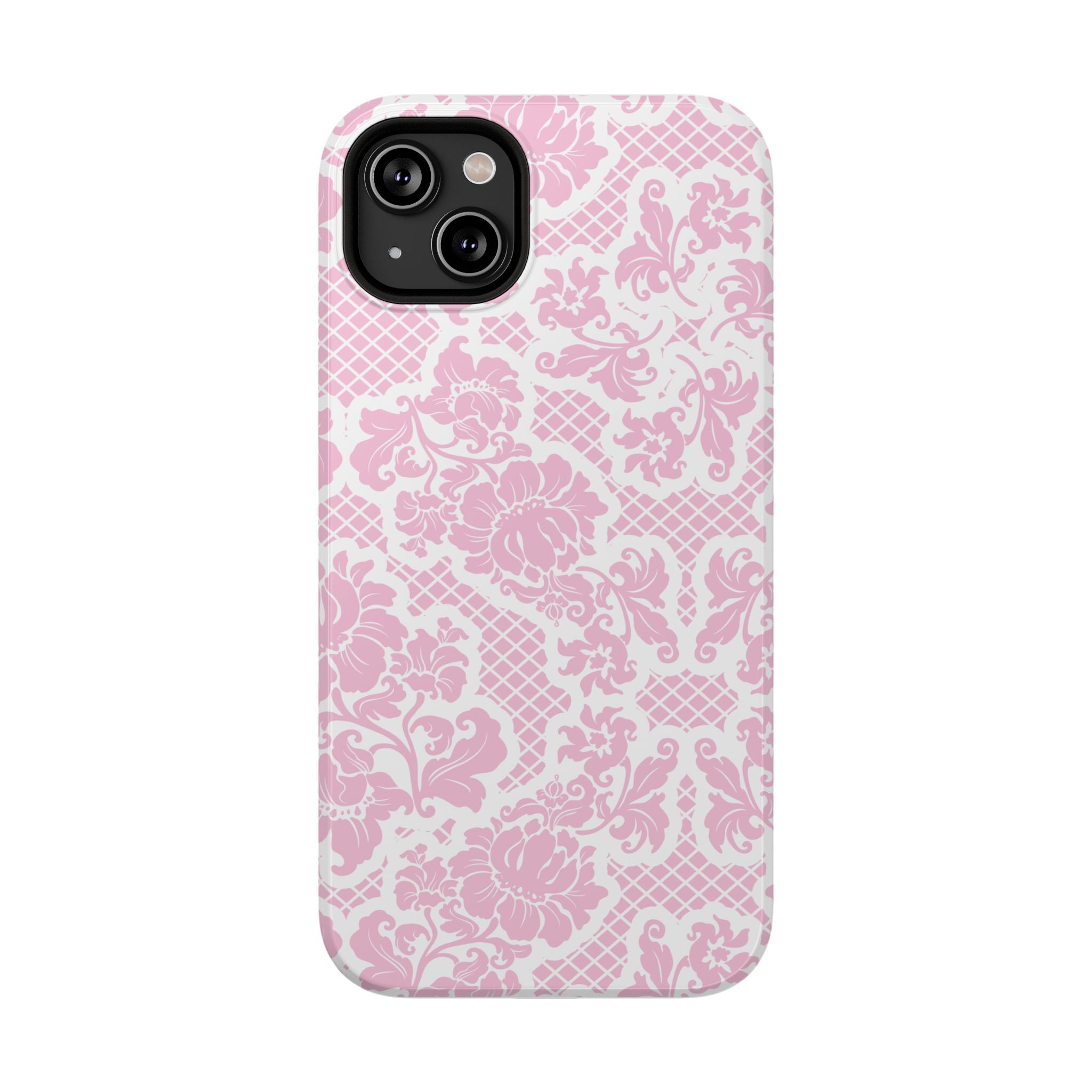 Customizable: Pink Lace Inspired Elegantly Chic Impact-Resistant Case