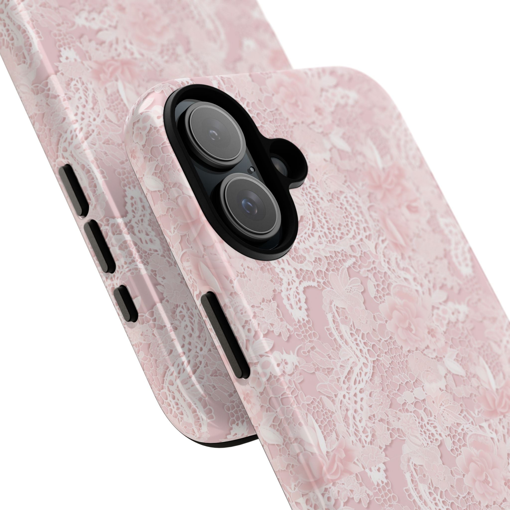 Customizable: Pink Floral Phone Case, Stylish Tough Cases, Unique Gift for Her, Cute Phone Accessories, Floral Tech Cover