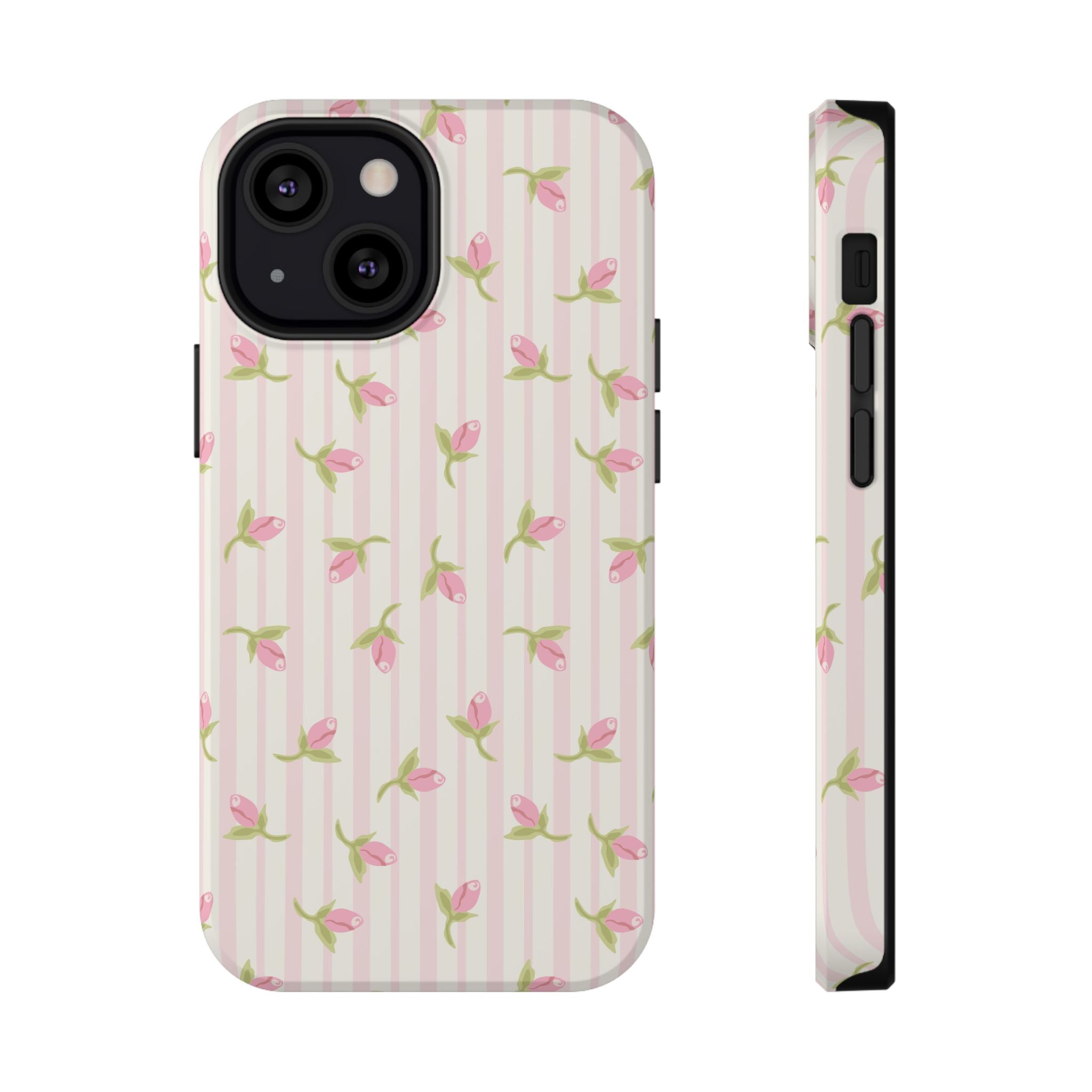 Customizable: Floral Impact-Resistant Phone Case