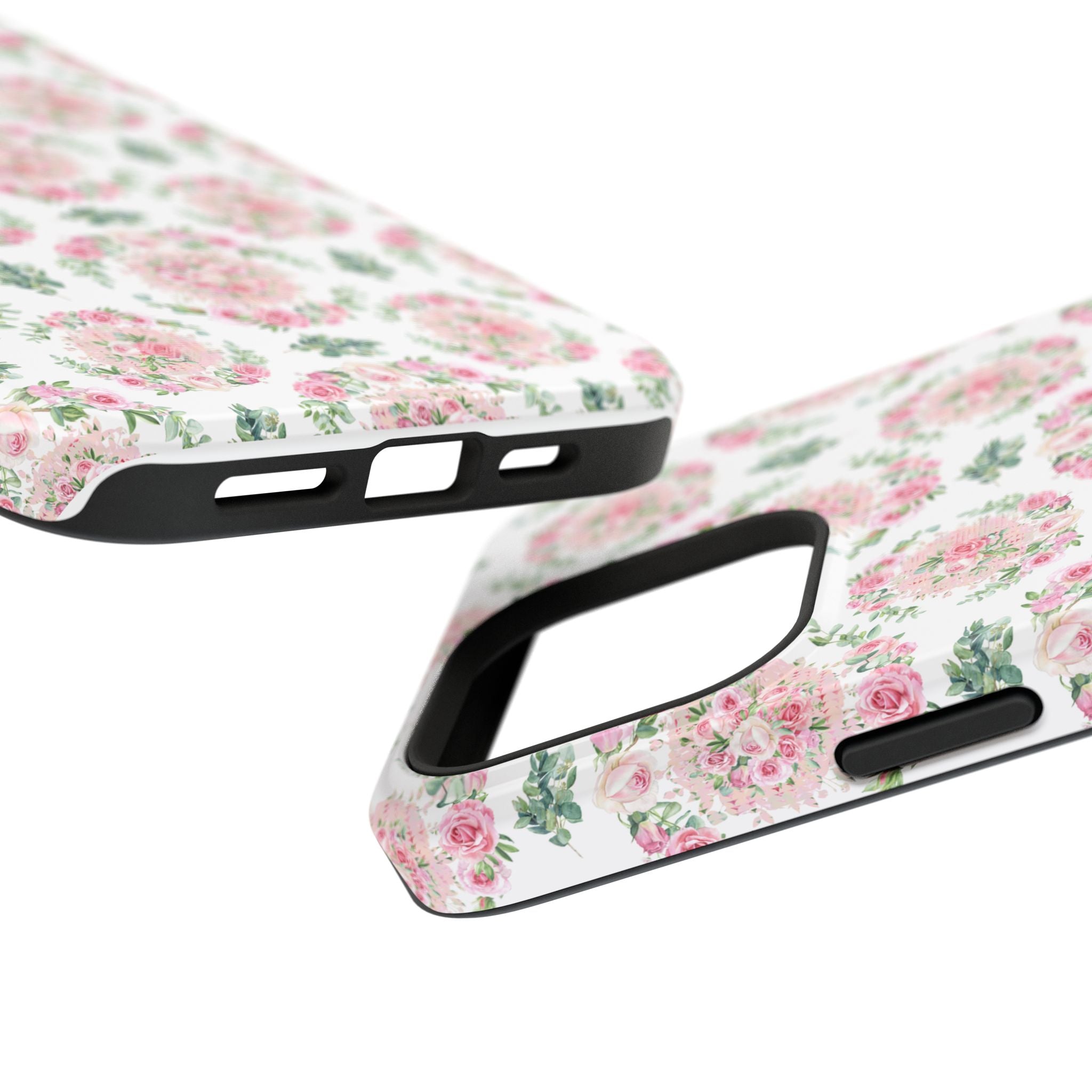Customizable: Floral Impact-Resistant Phone Case