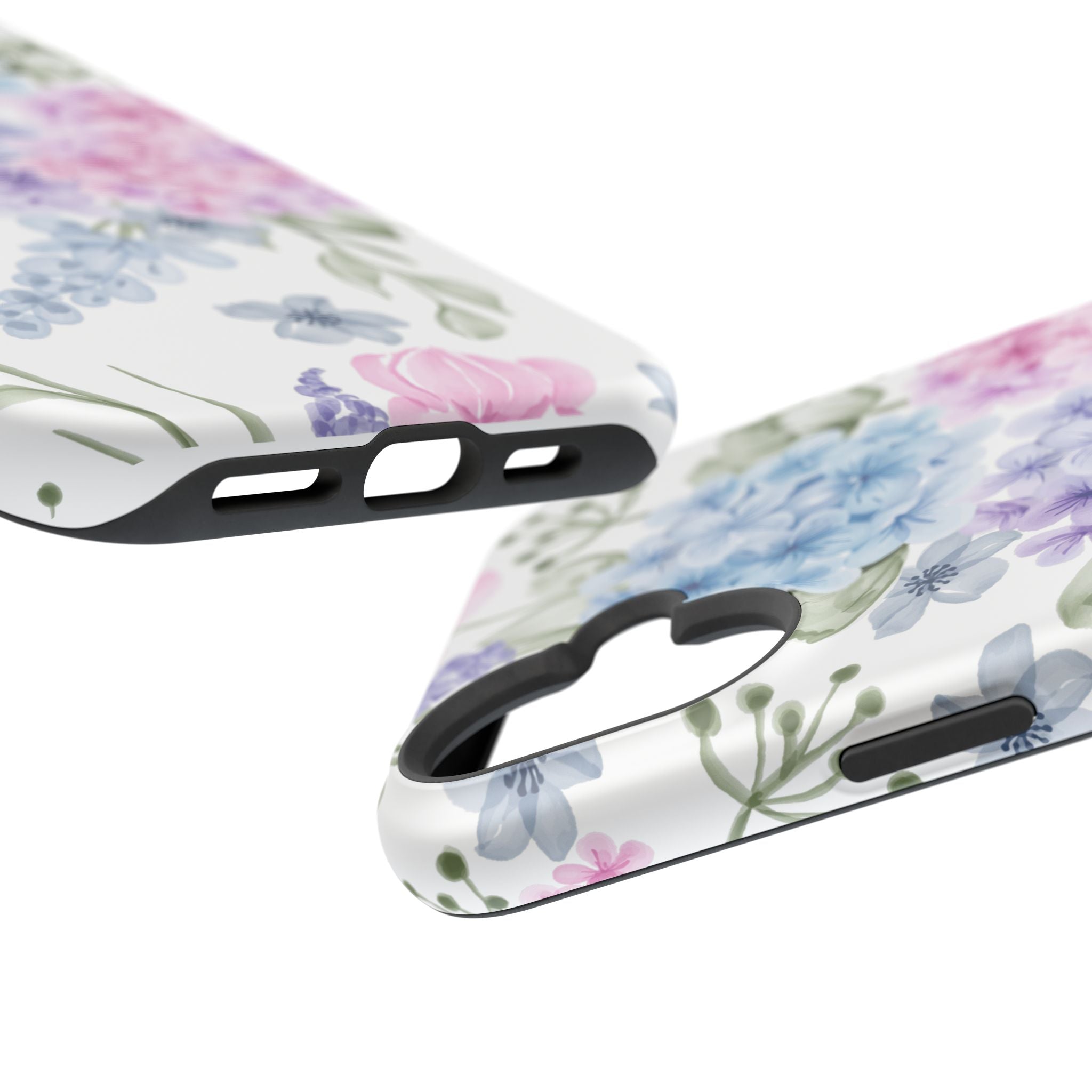 Customizable: Floral Hydrangea Impact-Resistant Phone Case