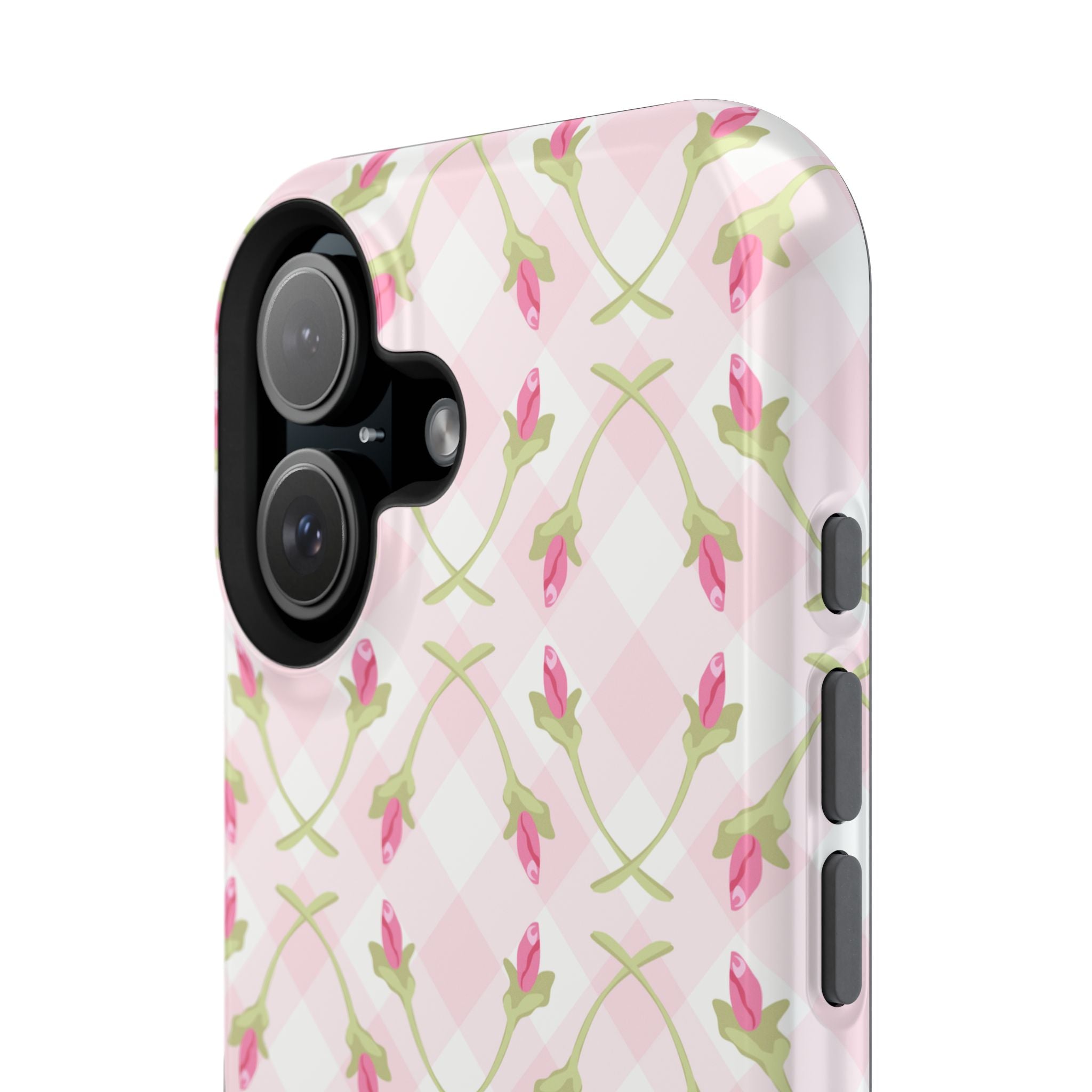 Customizable: Floral Impact-Resistant Phone Case