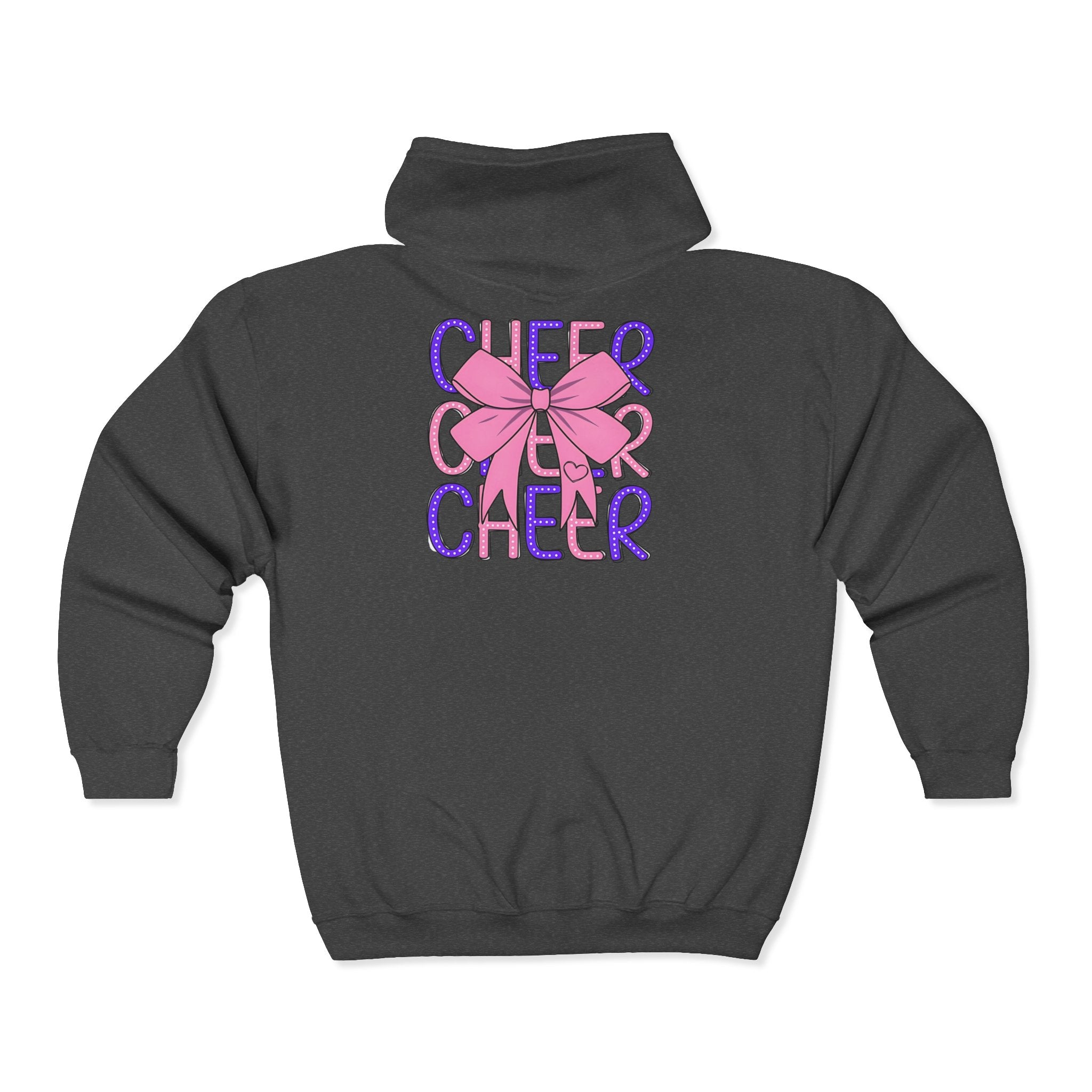 Personalized Cheer Zip Up Hoodie