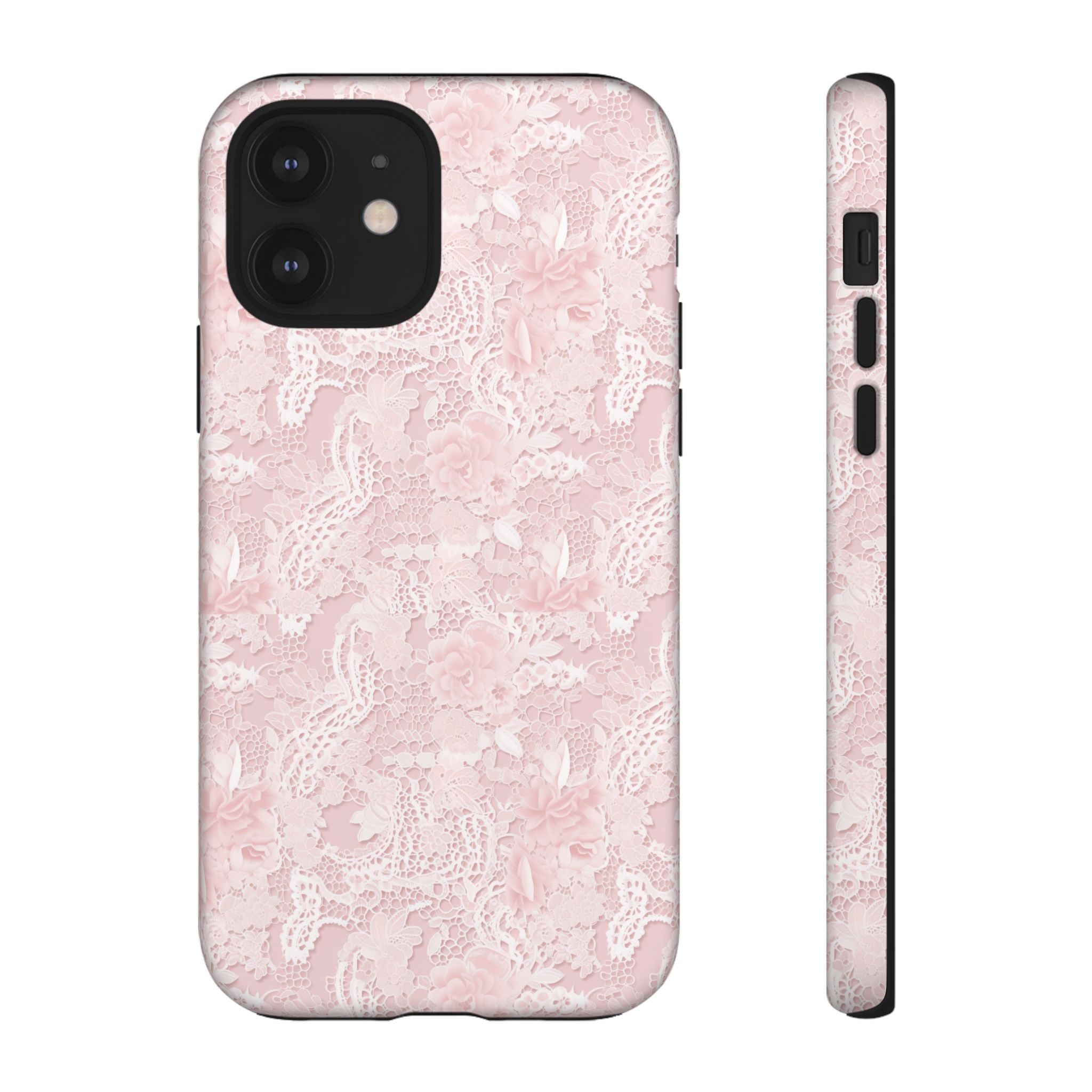 Customizable: Pink Floral Phone Case, Stylish Tough Cases, Unique Gift for Her, Cute Phone Accessories, Floral Tech Cover