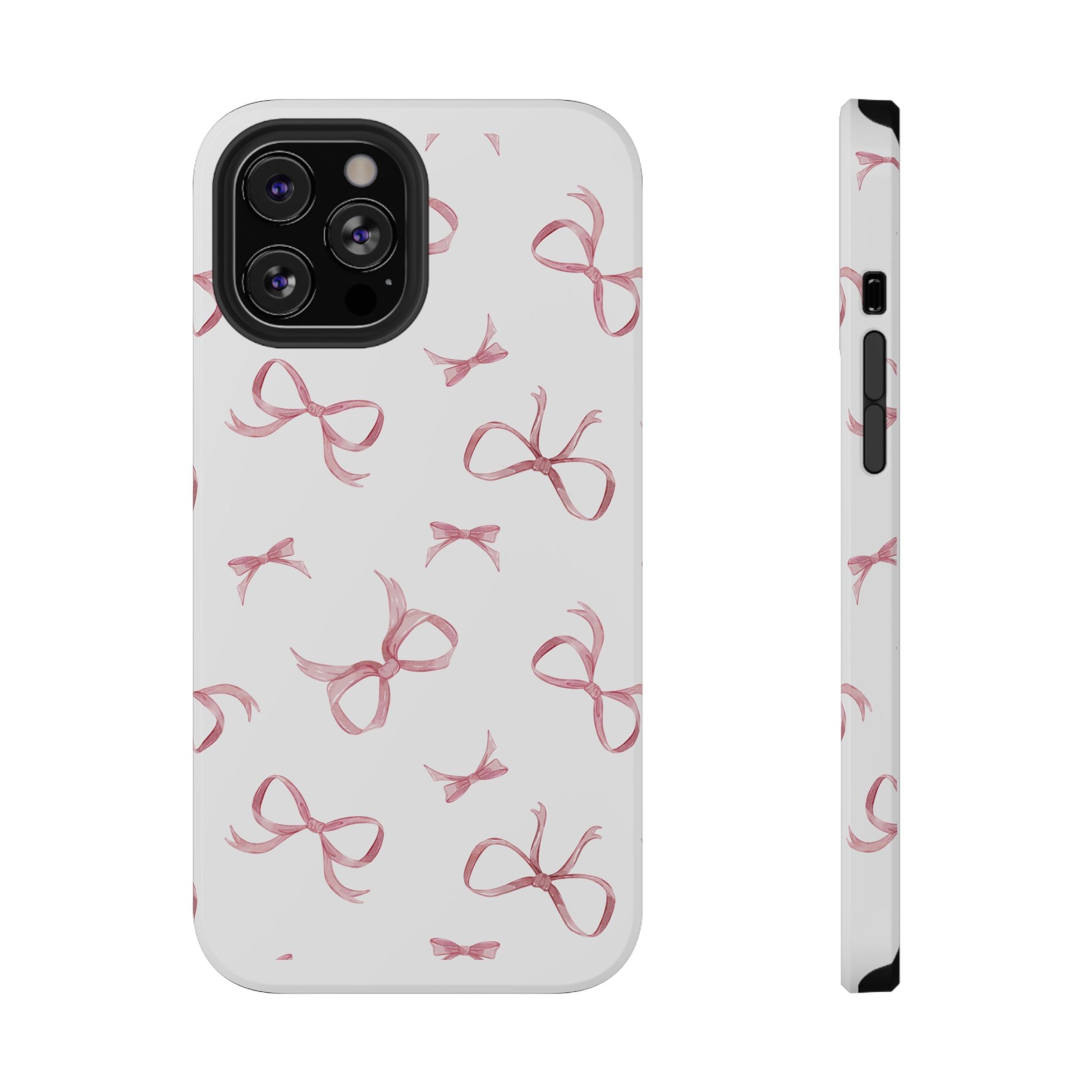 Customizable: Coquette Bow Stylish Impact-Resistant Phone Case