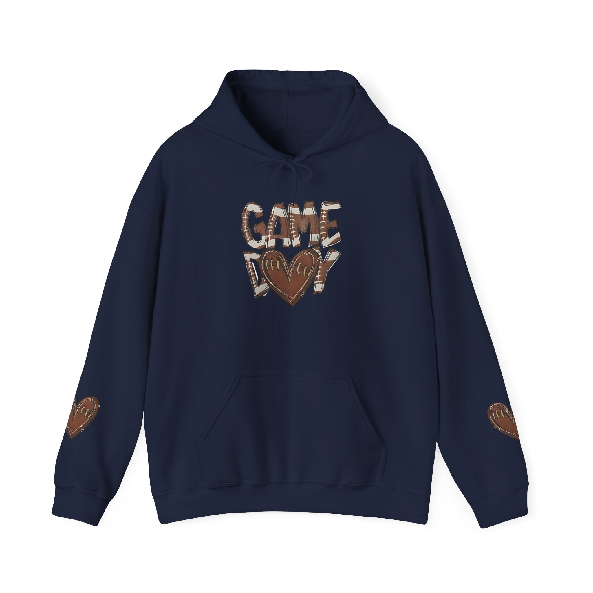 Football Heart Game Day Hoodie