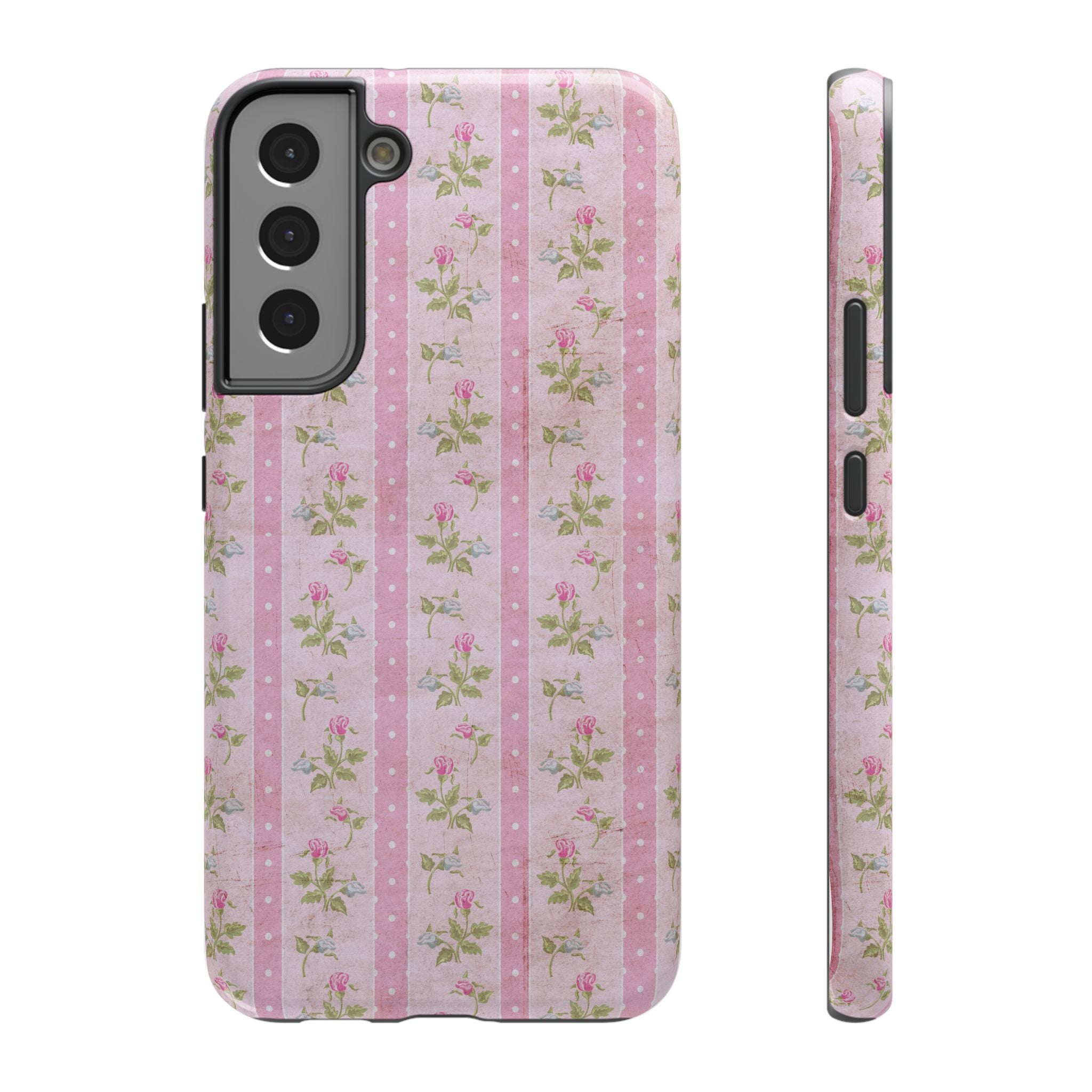 Impact-Resistant Phone Case, Inspirational Quote Case, Gift for Her, Bible Verse Decor, Floral Design Phone Cover