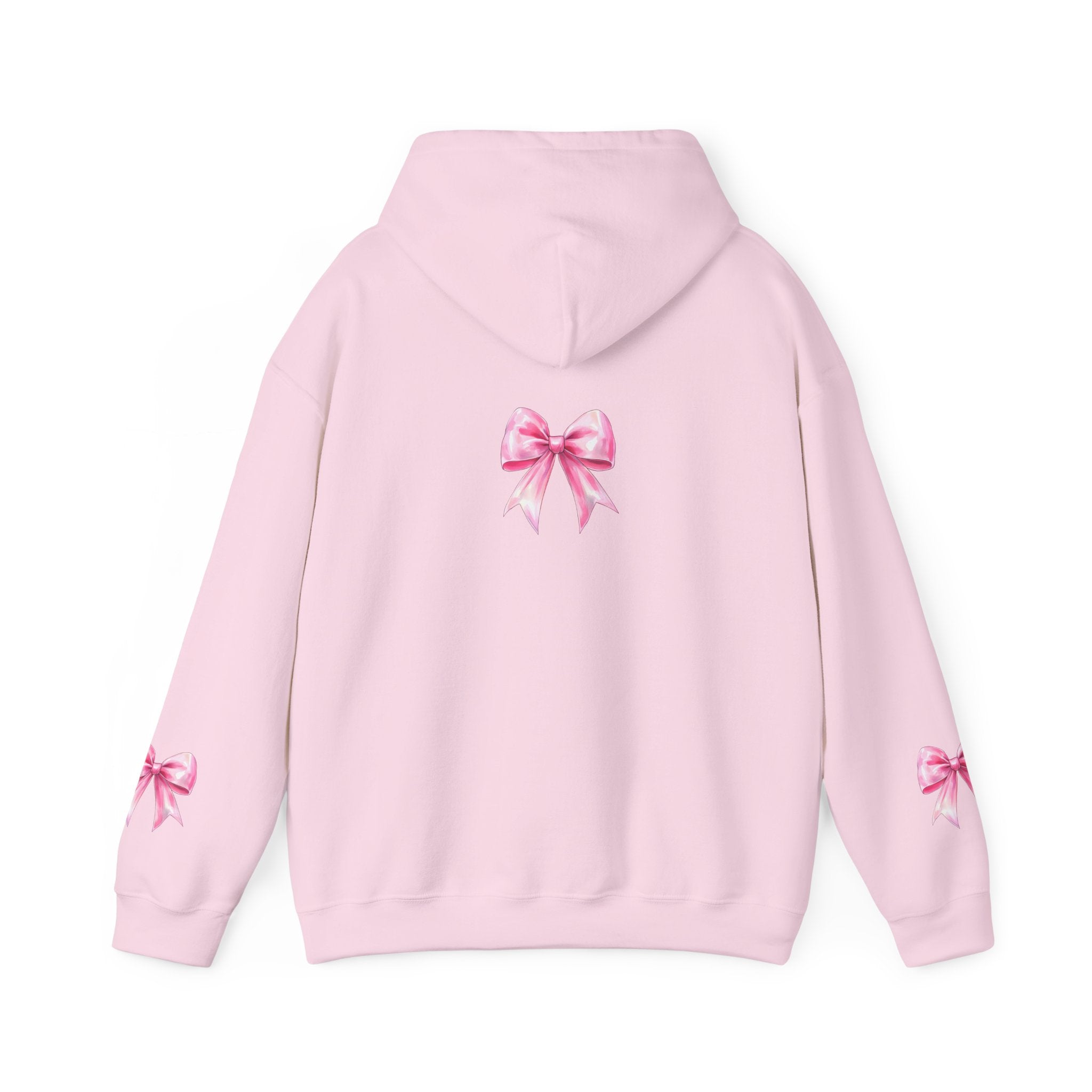 Cheerful Bow Hoodie - Perfect for Cheerleaders, Team Spirit, Dance, Everyday Wear, Gift for Coaches, Cheer Events