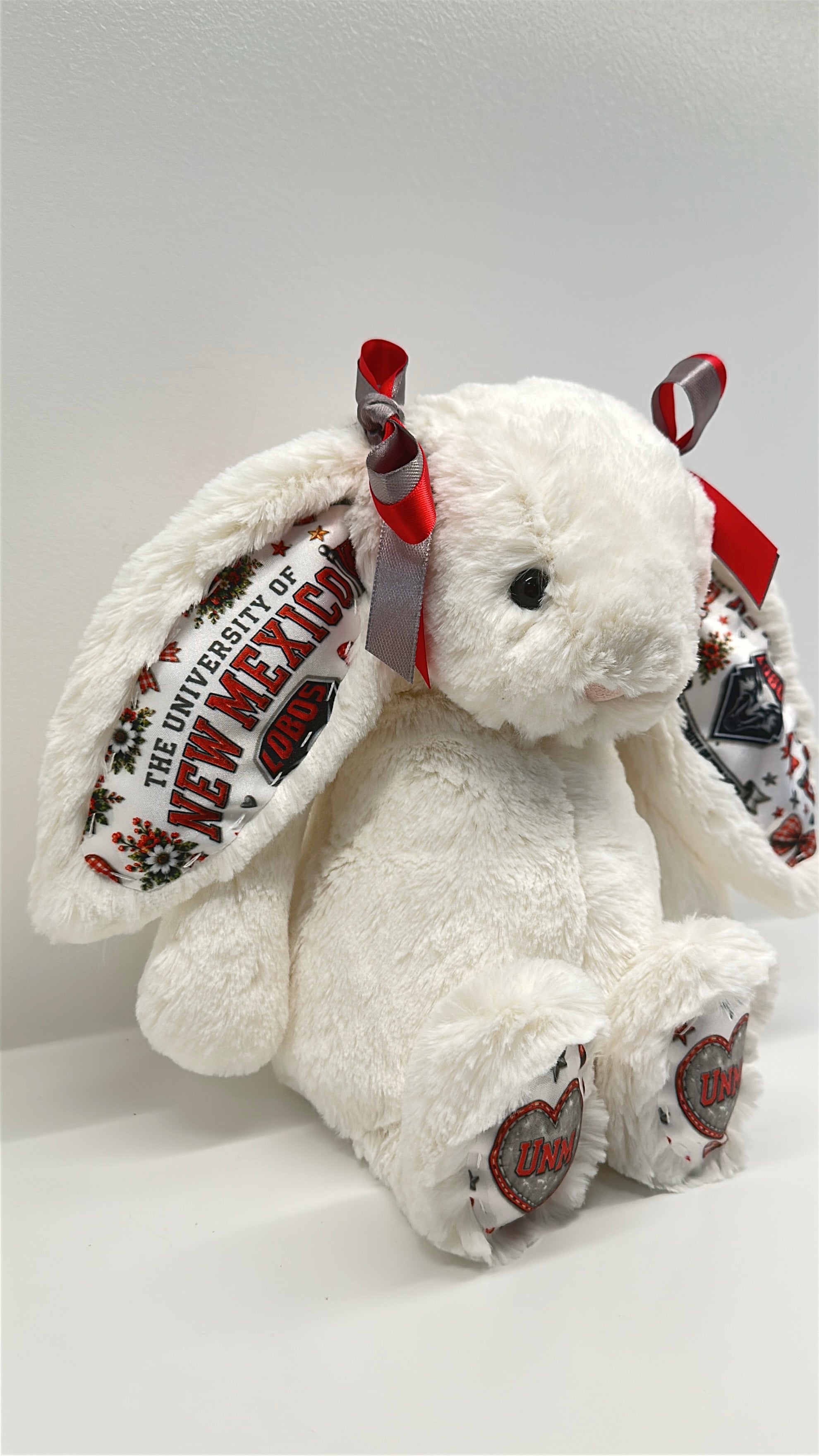 University of New Mexico  Lobos Fully Custom College Jellycat Bunny