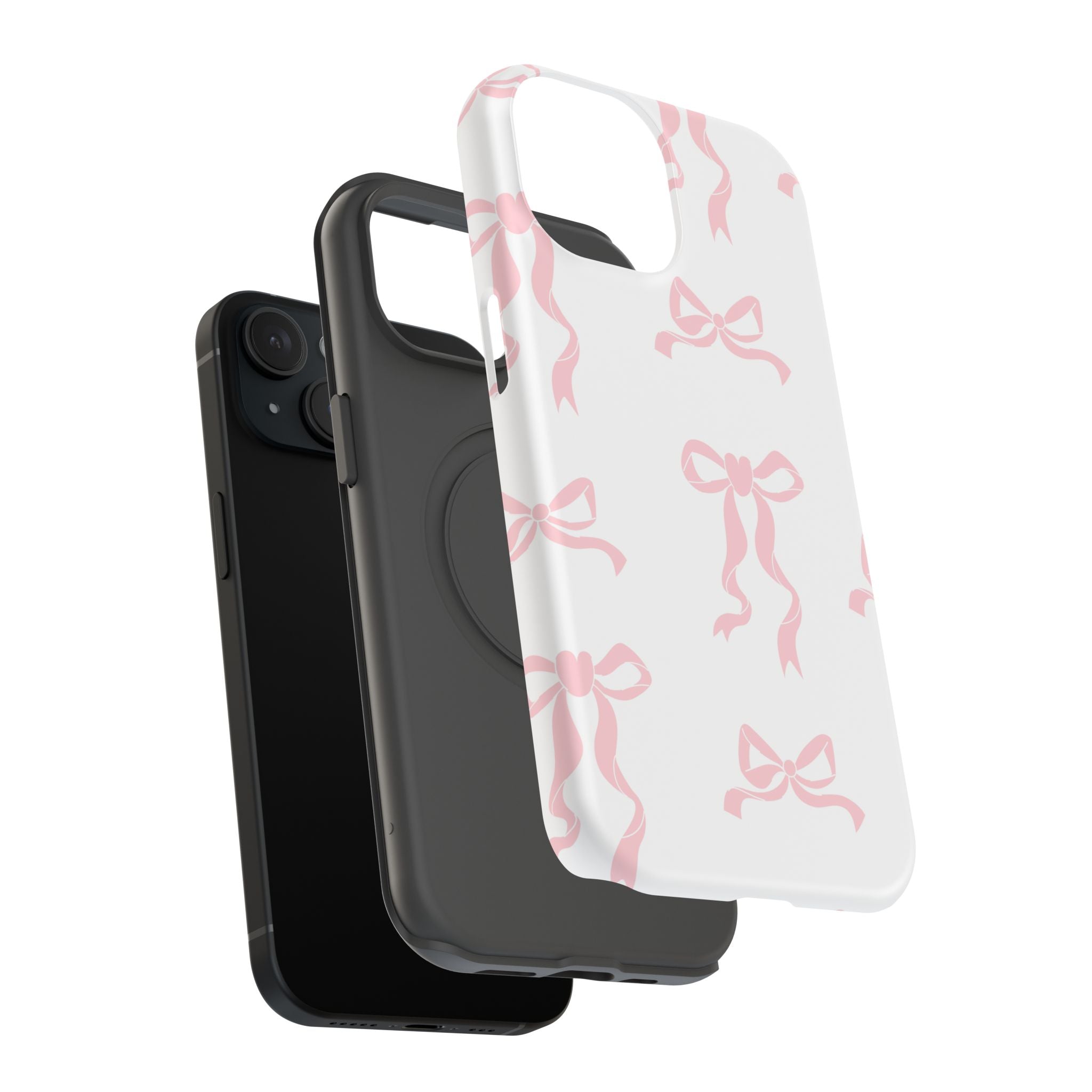 Customizable Cute Bow Pattern Phone Case