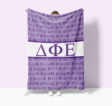 DPHIE XL 60x80 Sherpa Throw Blanket - DPHIE Pattern