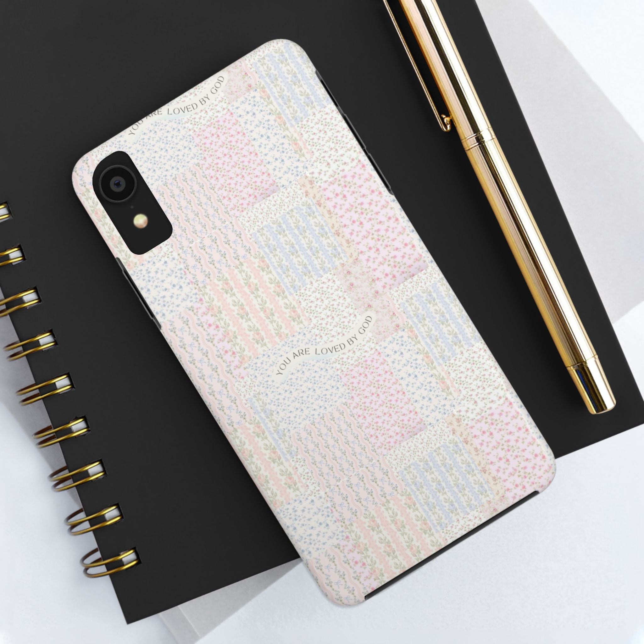 Floral Tough Phone Cases, Protective Phone Cover, Inspirational Tech Accessory, Gift for Her, Fashionable Phone Case, Unique Design
