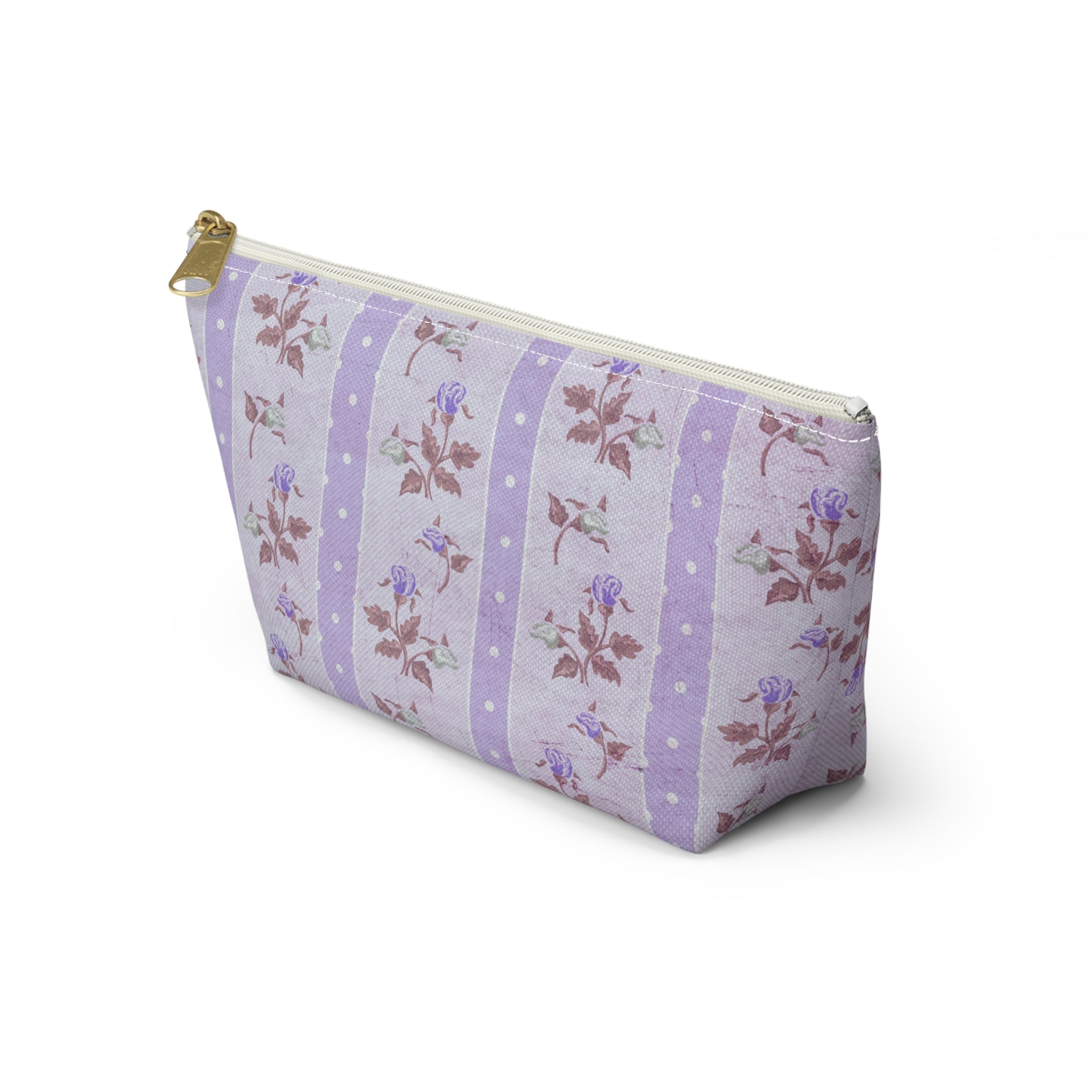 Customizable: Chic Floral Accessory Pouch, Makeup Bag, Travel Organizer, Gift for Her, Floral Toiletry Bag, Cute Pencil Case