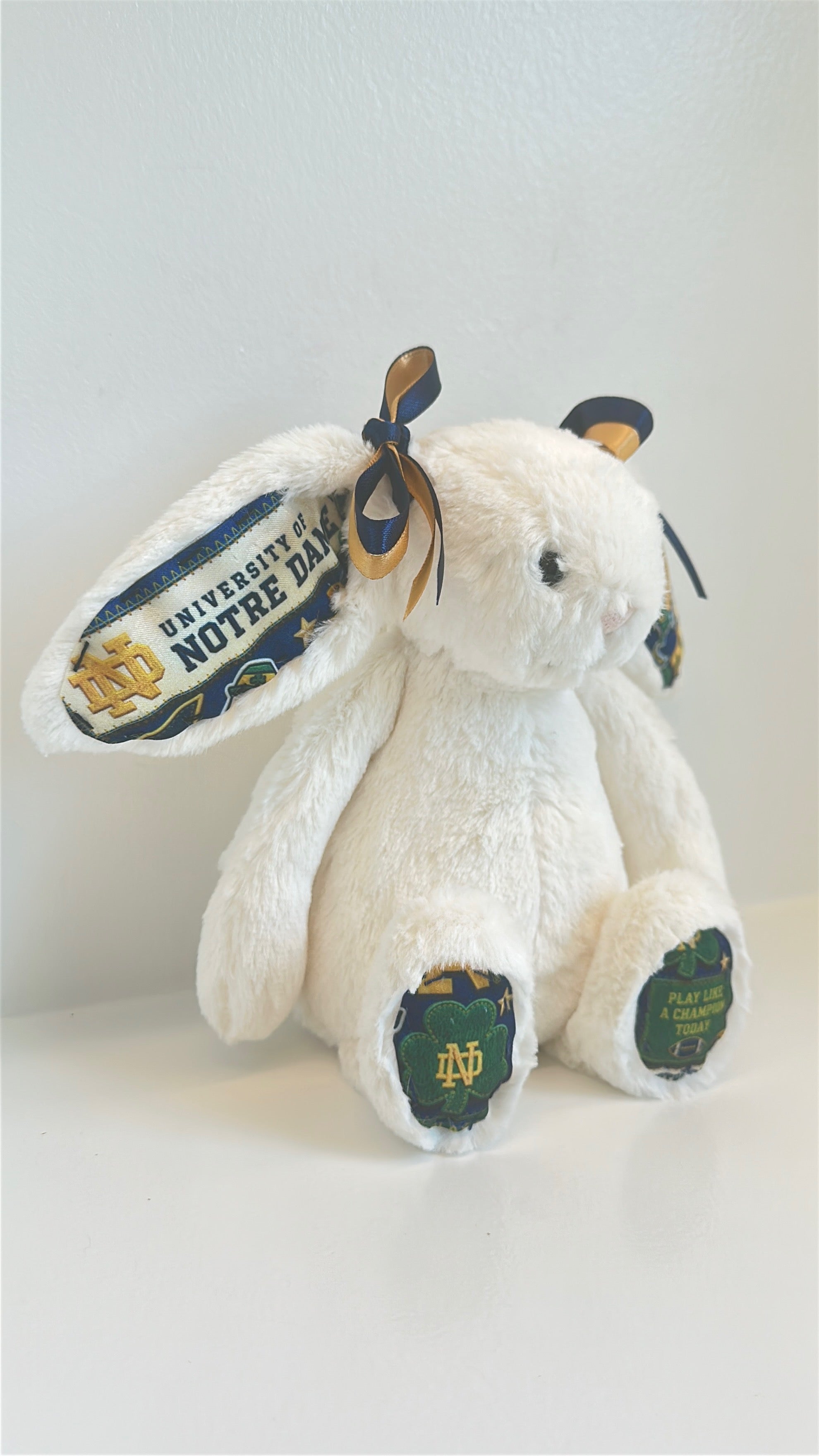 University of Notre Dame Custom College Jellycat Bashful Bunny