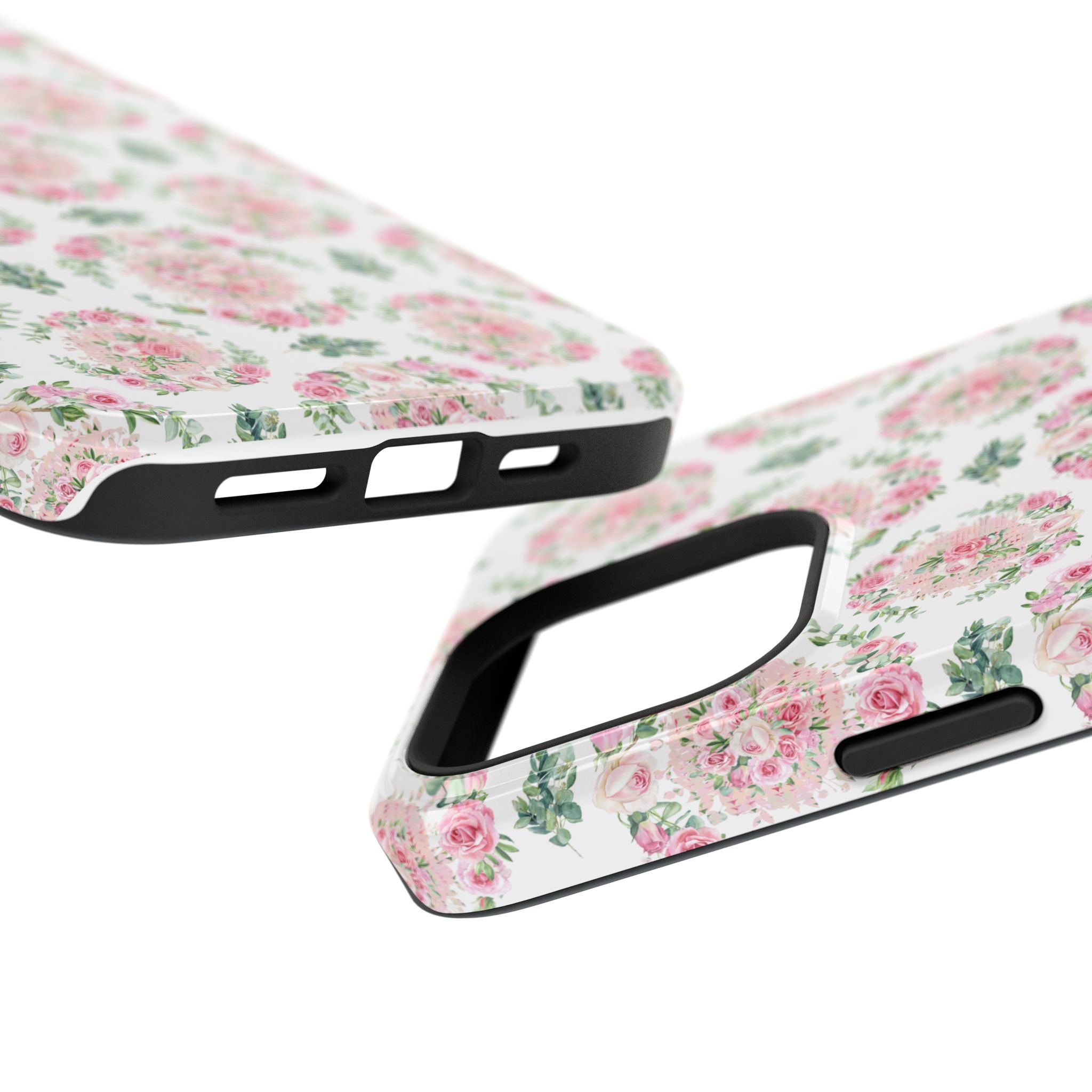Customizable: Floral Impact-Resistant Phone Case