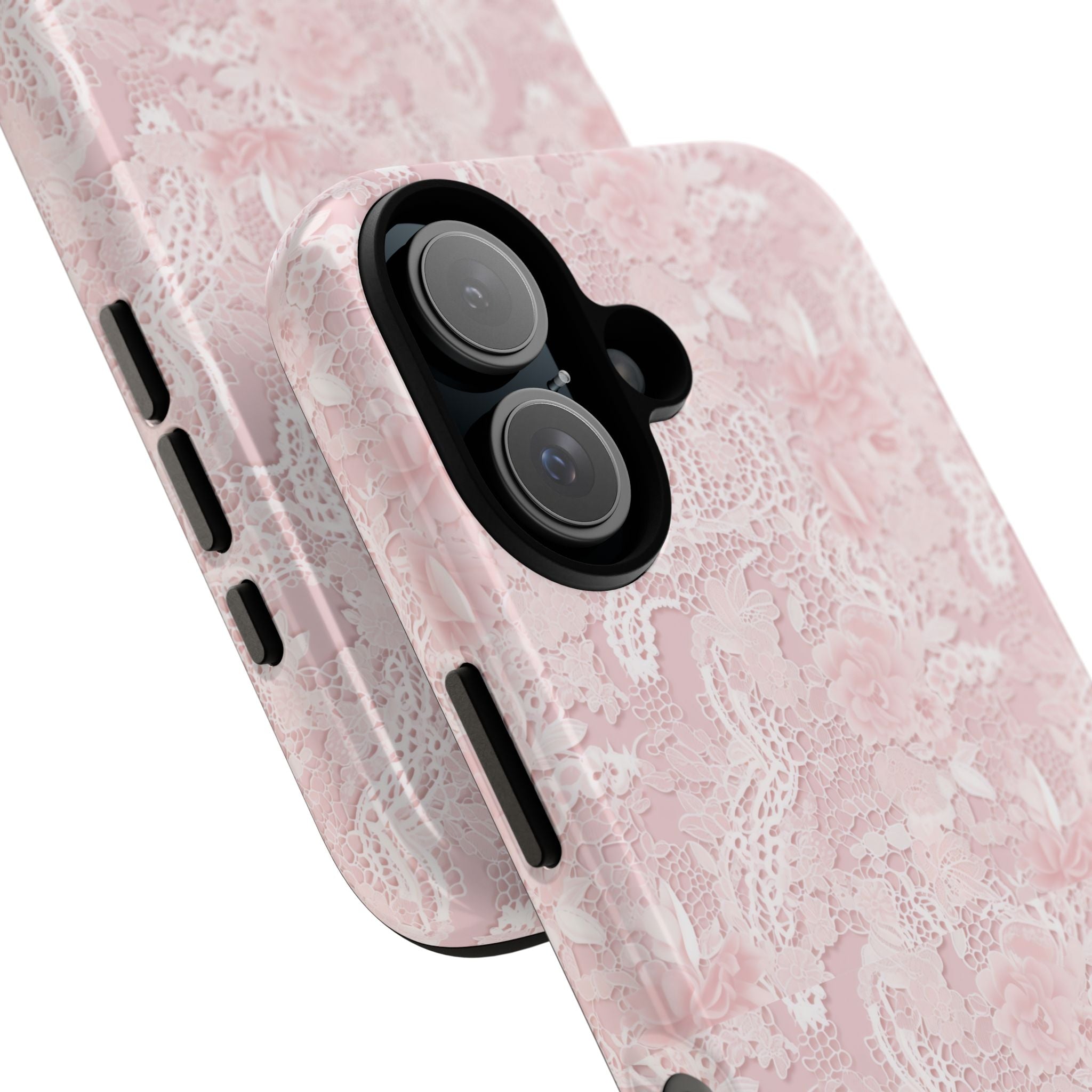Customizable: Pink Floral Phone Case, Stylish Tough Cases, Unique Gift for Her, Cute Phone Accessories, Floral Tech Cover
