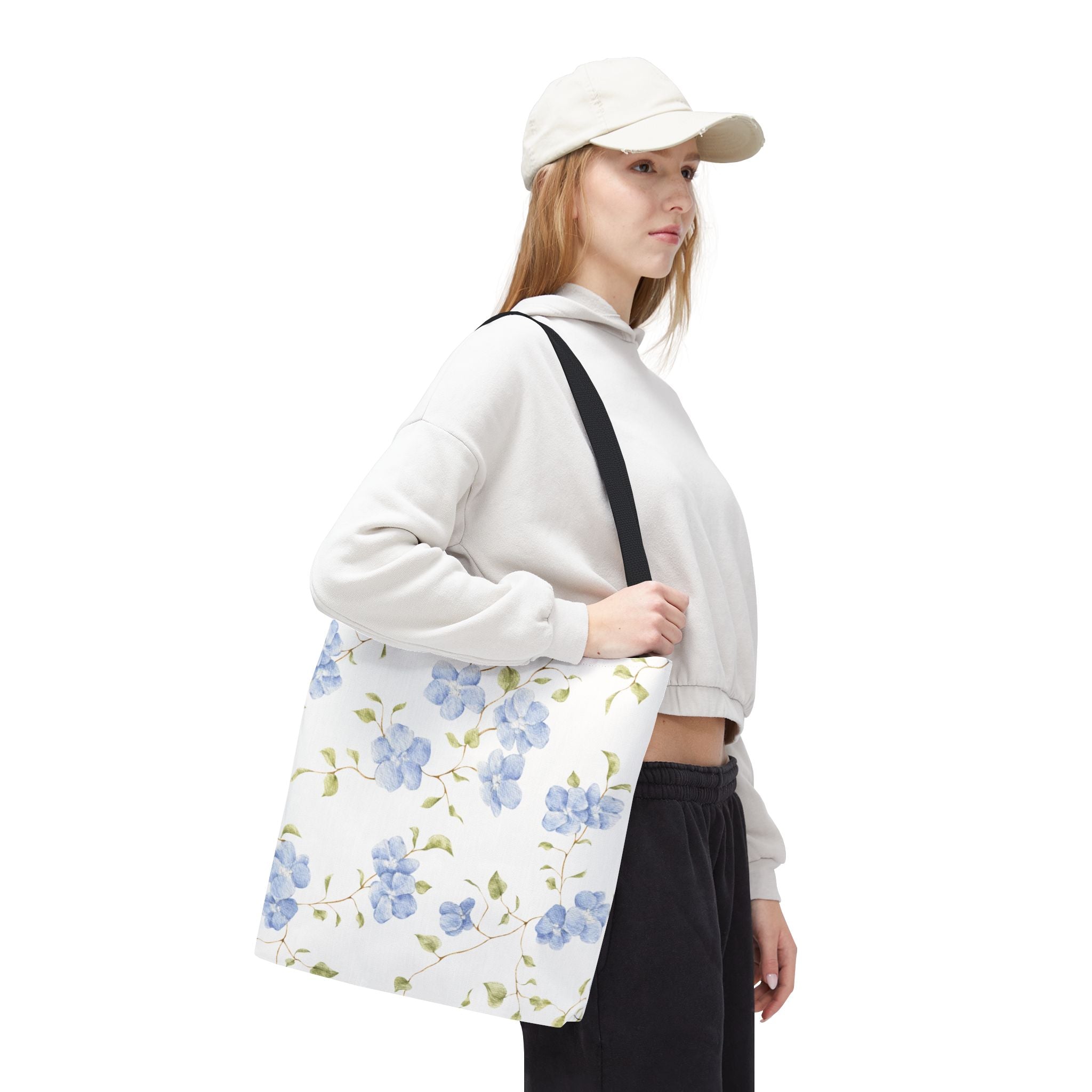 Floral Tote Bag, Stylish Eco-Friendly Bag, Gift for Her, Beach Bag, Shopping Tote, College Bag