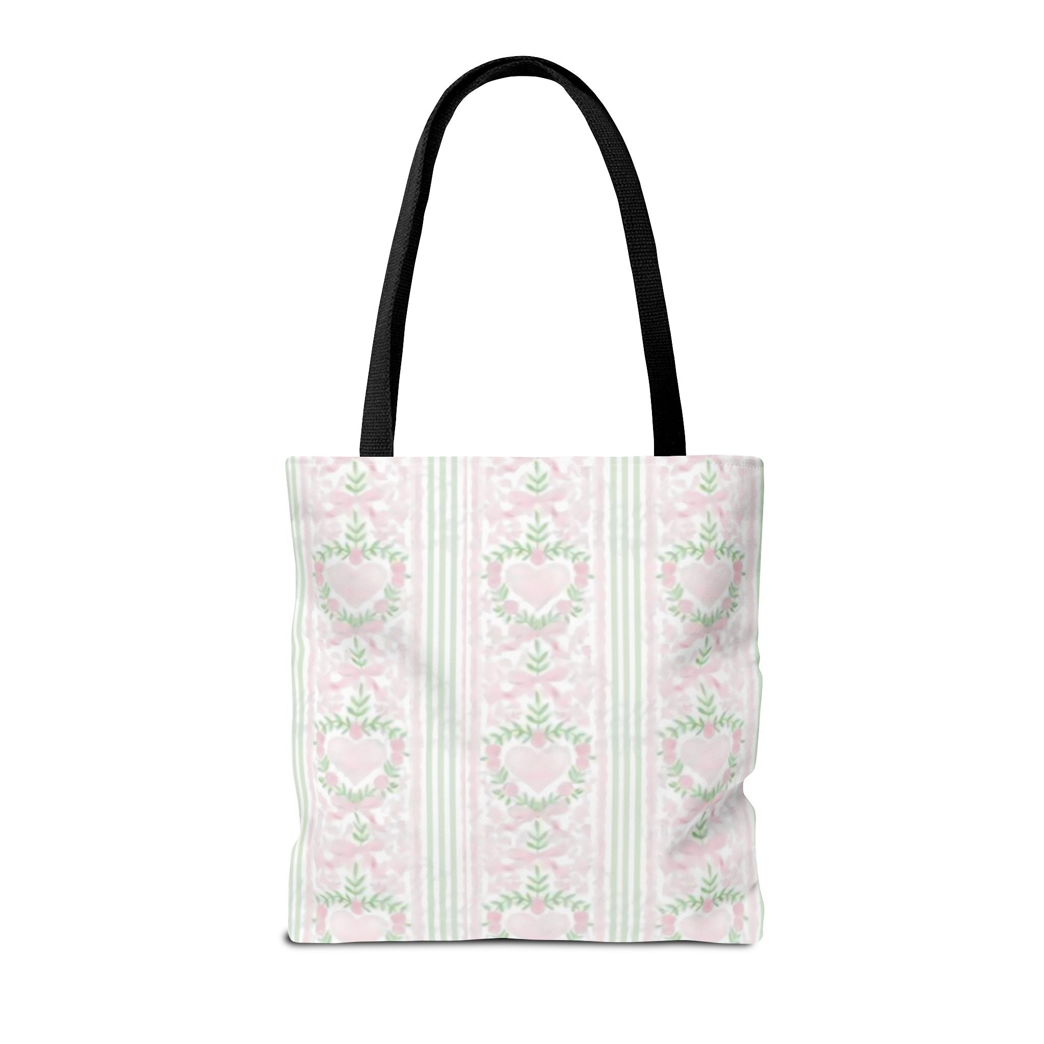 Romantic Floral Tote Bag,  Perfect for Shopping, Gifts, School, and Wedding