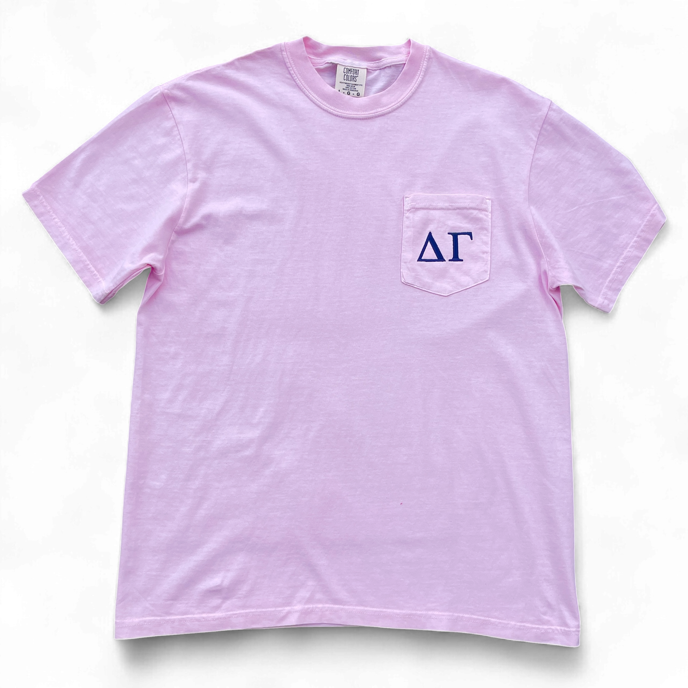 Delta Gamma Pink Pocket Tee