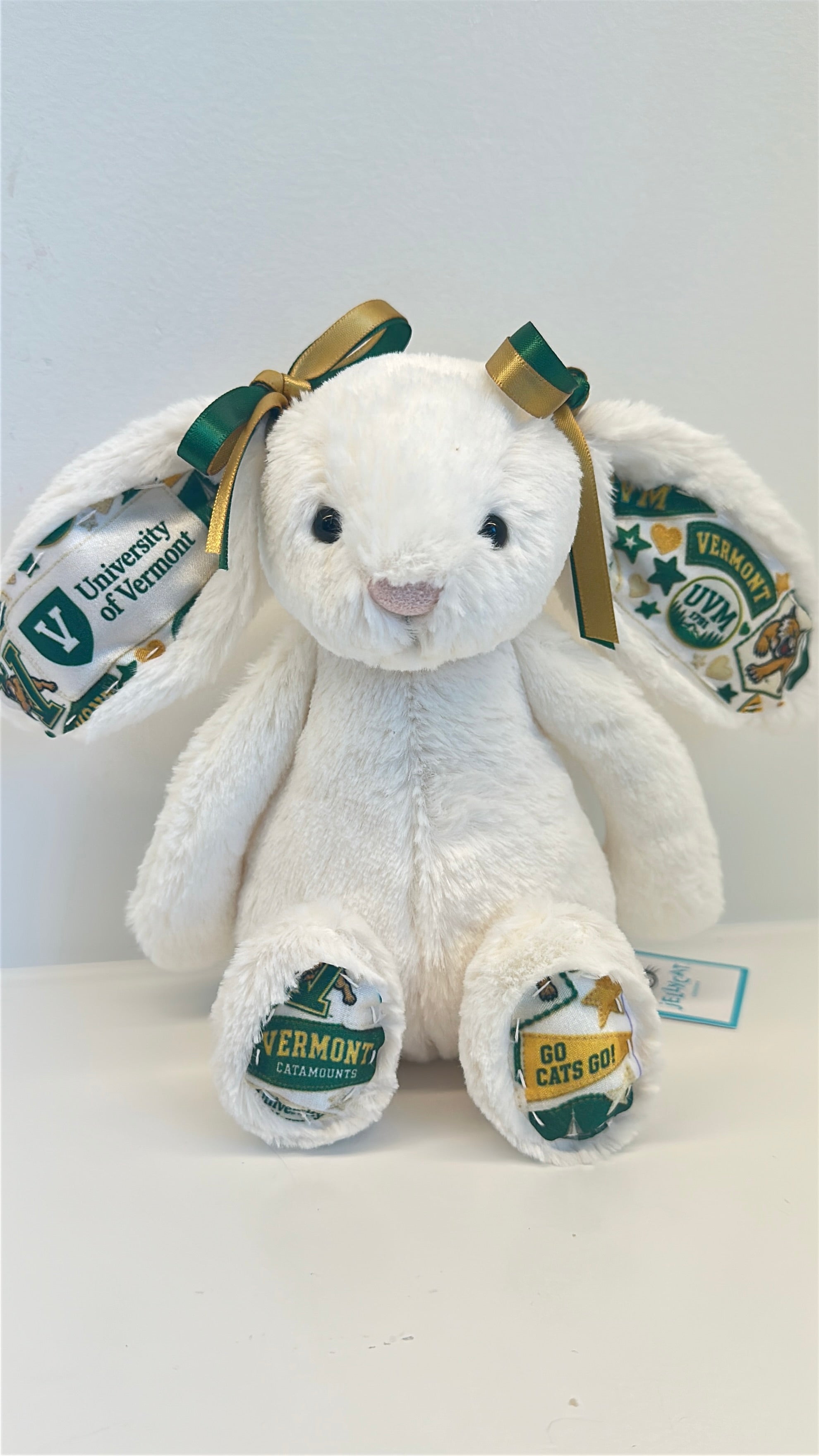 University of Vermont Fully Custom College Jellycat Bunny