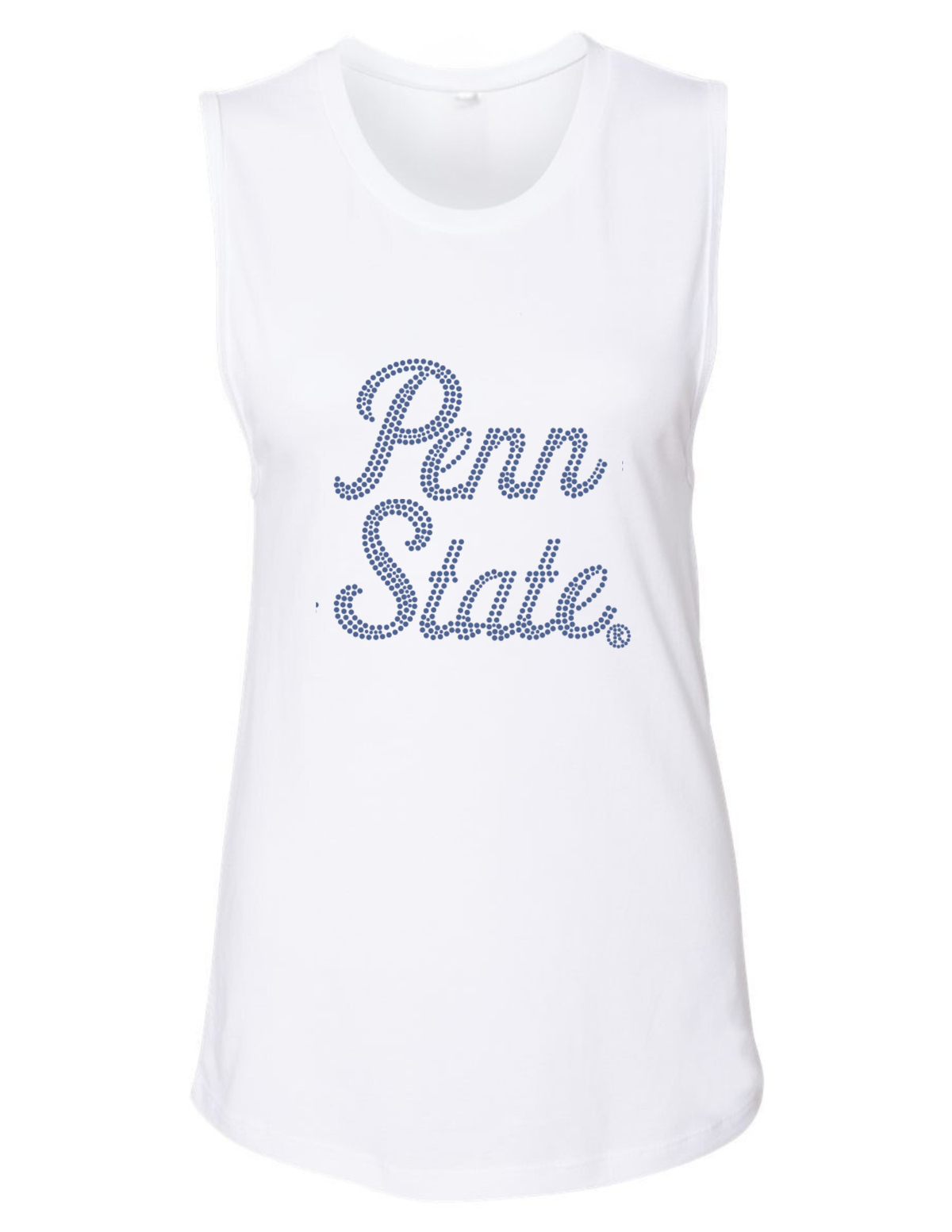 Penn State Script White Tank Top