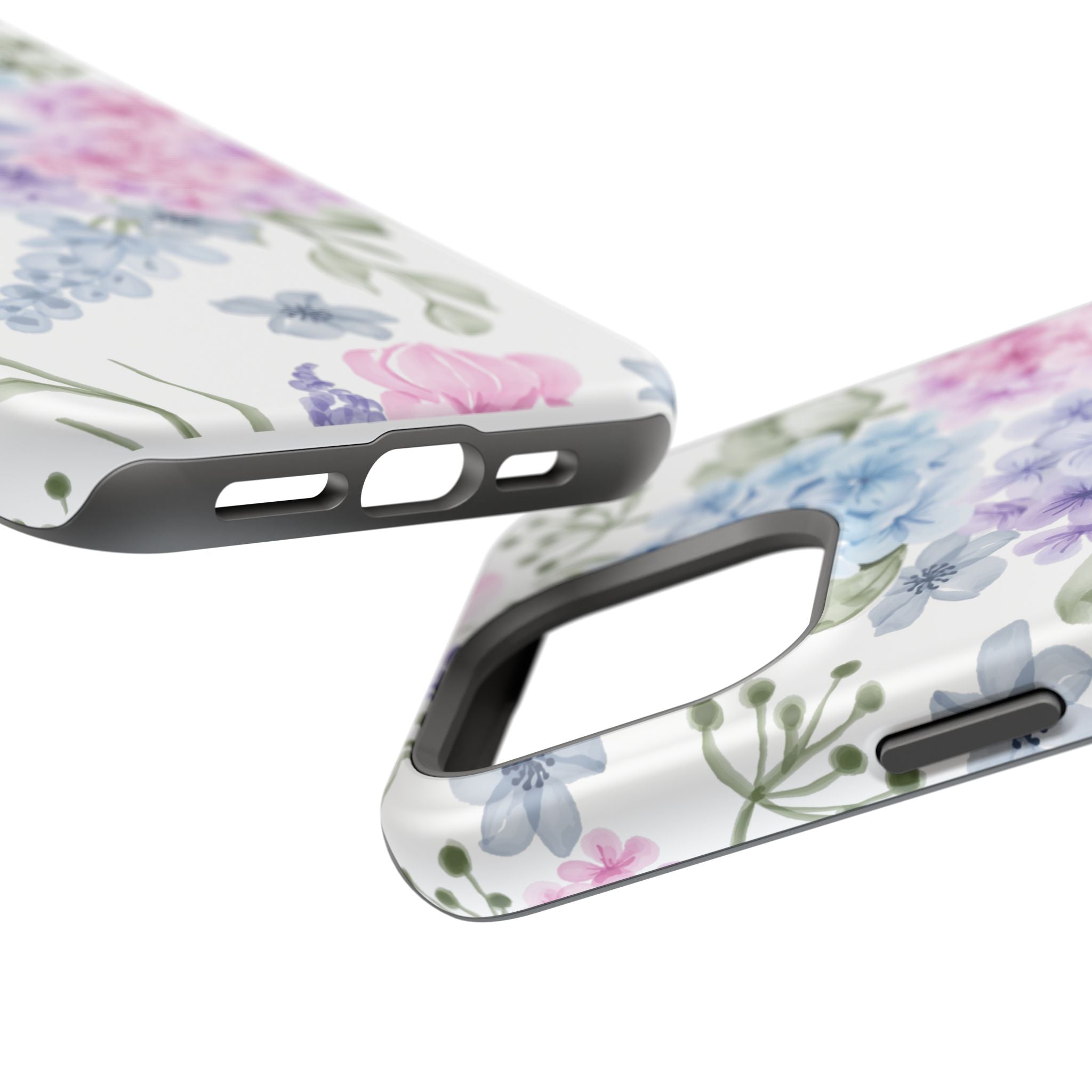 Customizable: Floral Hydrangea Impact-Resistant Phone Case
