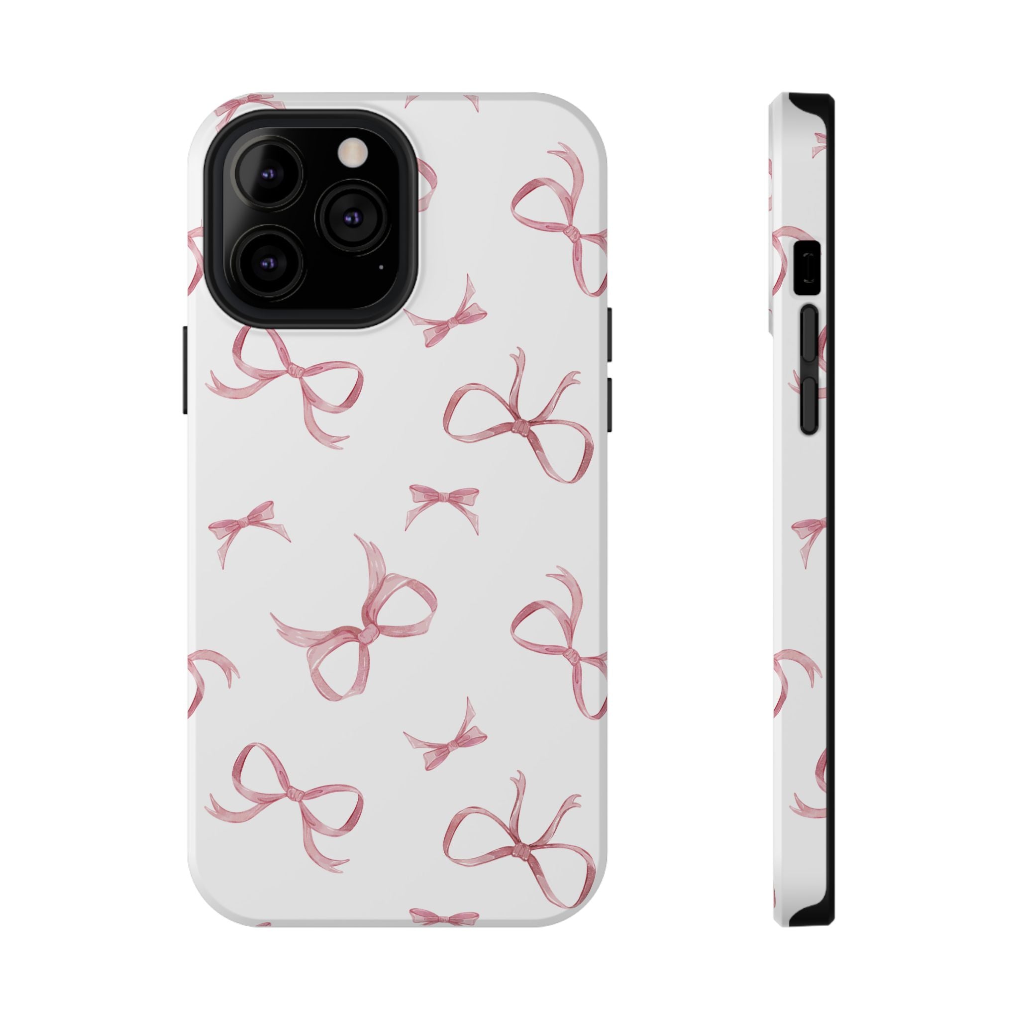 Customizable: Coquette Bow Stylish Impact-Resistant Phone Case