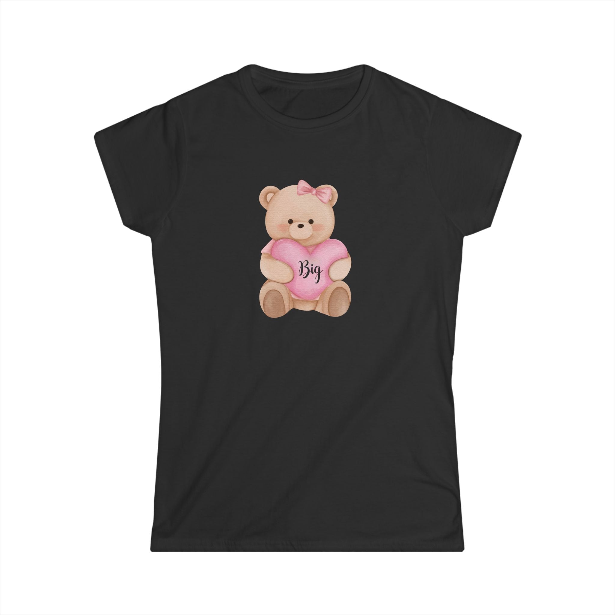 Customizable Sorority Bear Big/Little Reveal Tee: Big