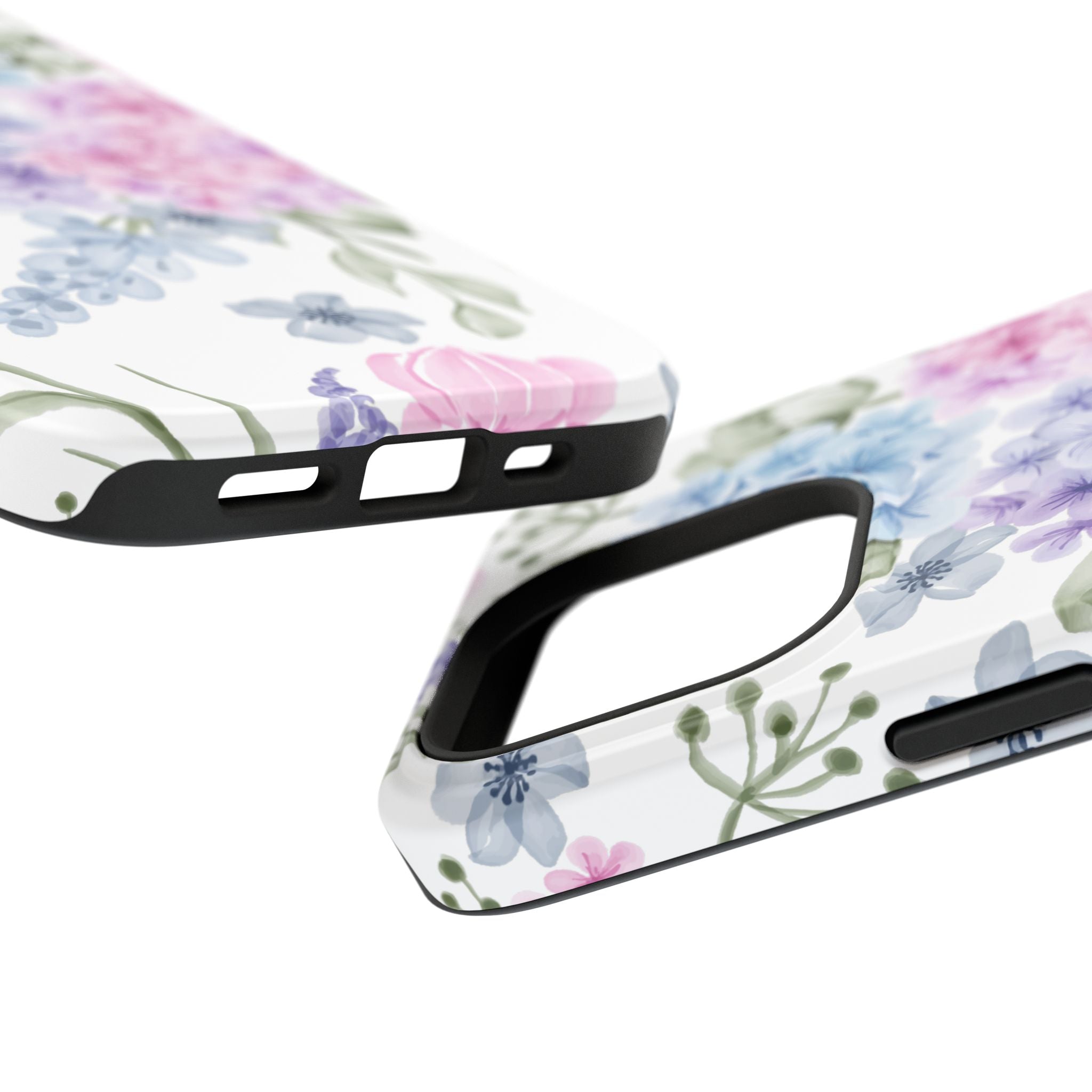 Customizable: Floral Hydrangea Impact-Resistant Phone Case