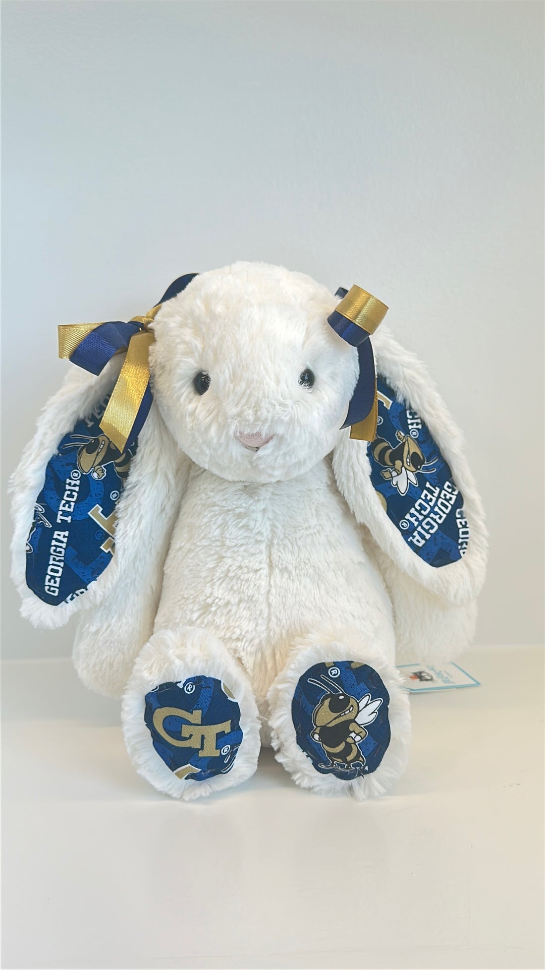 Georgia Institute of Technology (Georgia Tech) College Jellycat Bunny
