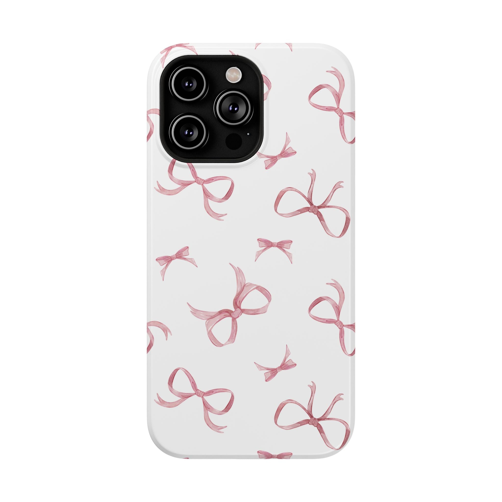 Customizable: Coquette Bow Stylish Impact-Resistant Phone Case