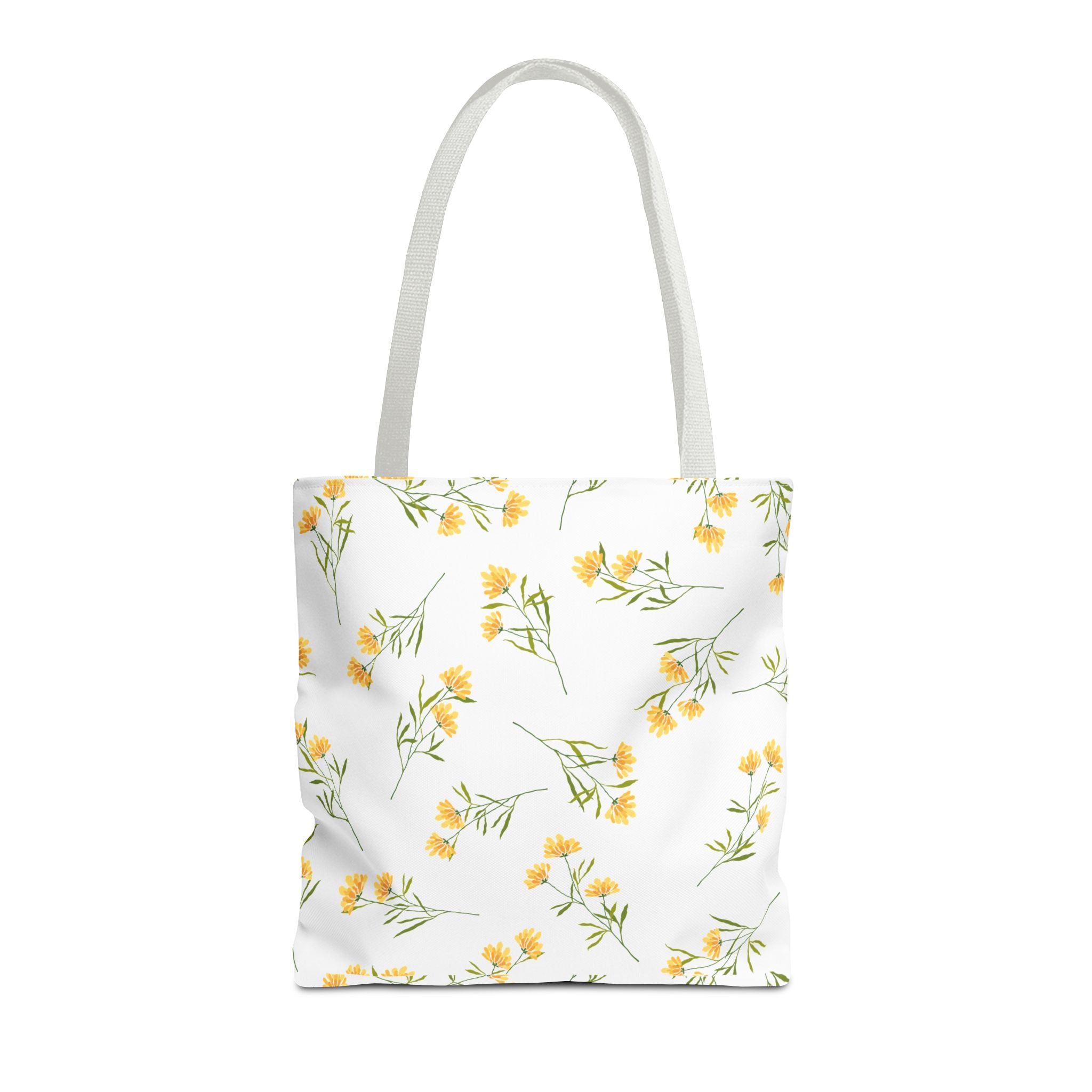 Customizable: Yellow Floral Tote Bag