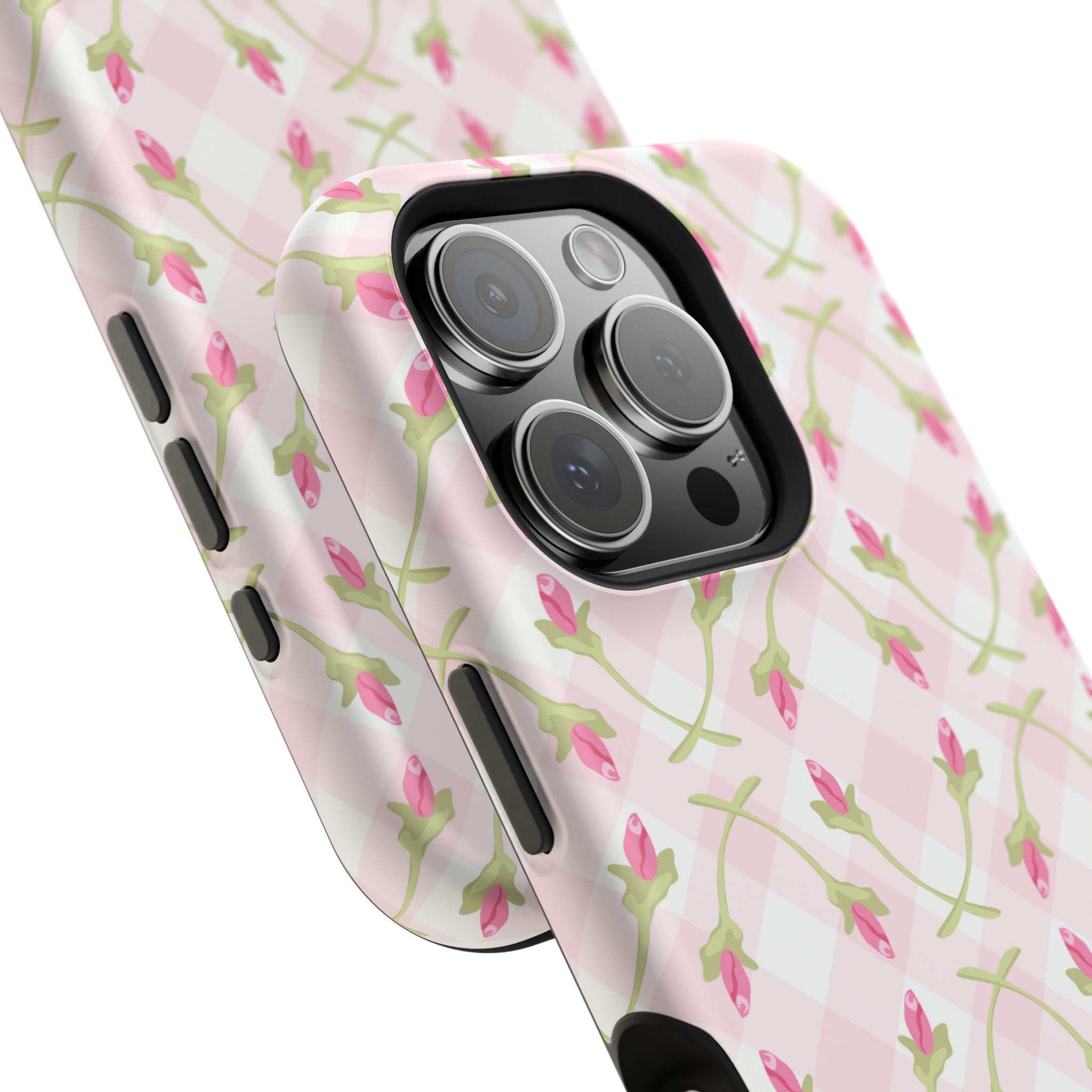 Customizable: Floral Impact-Resistant Phone Case