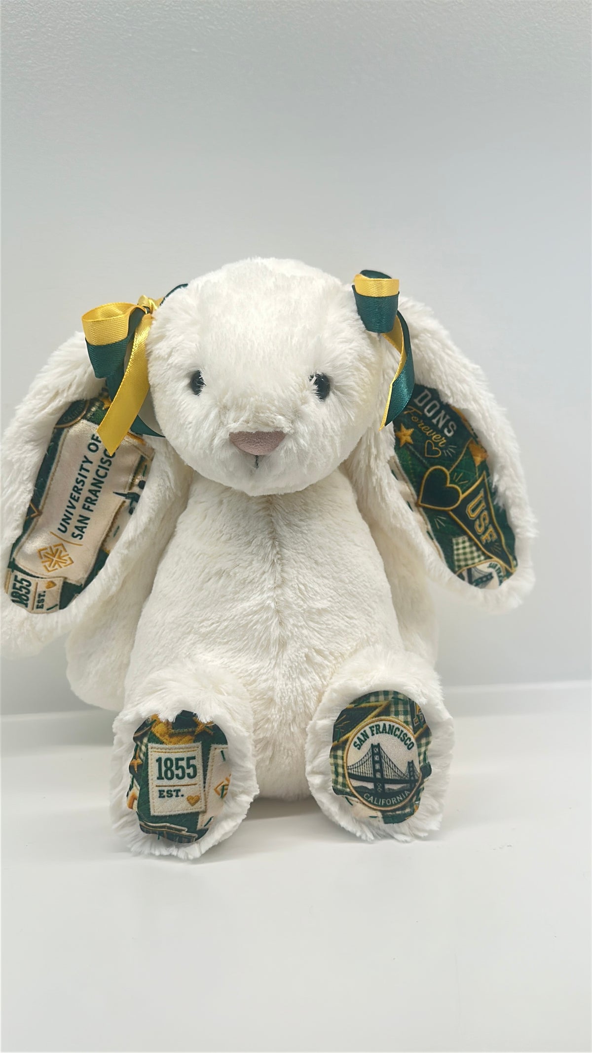 University of San Francisco Custom College Jellycat Bunny