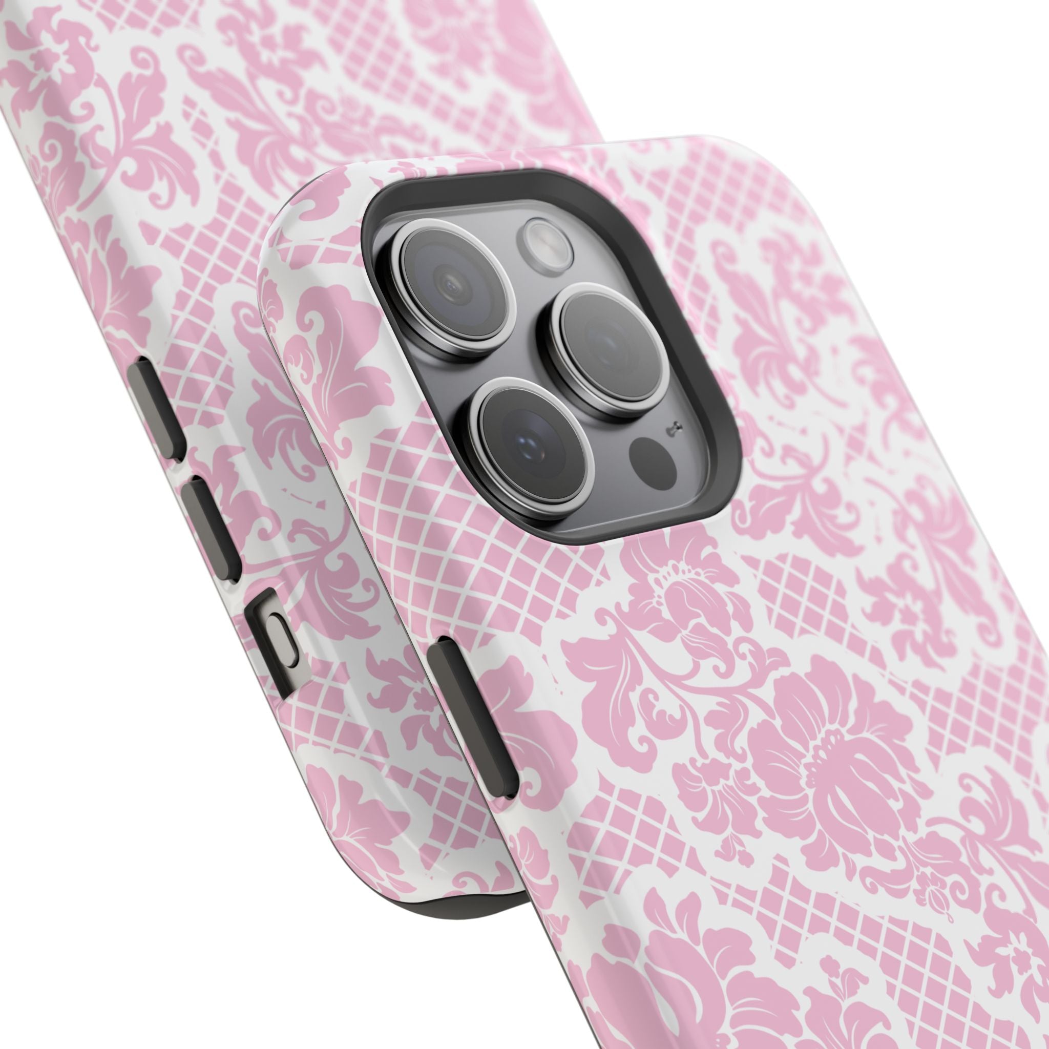 Customizable: Pink Lace Inspired Elegantly Chic Impact-Resistant Case