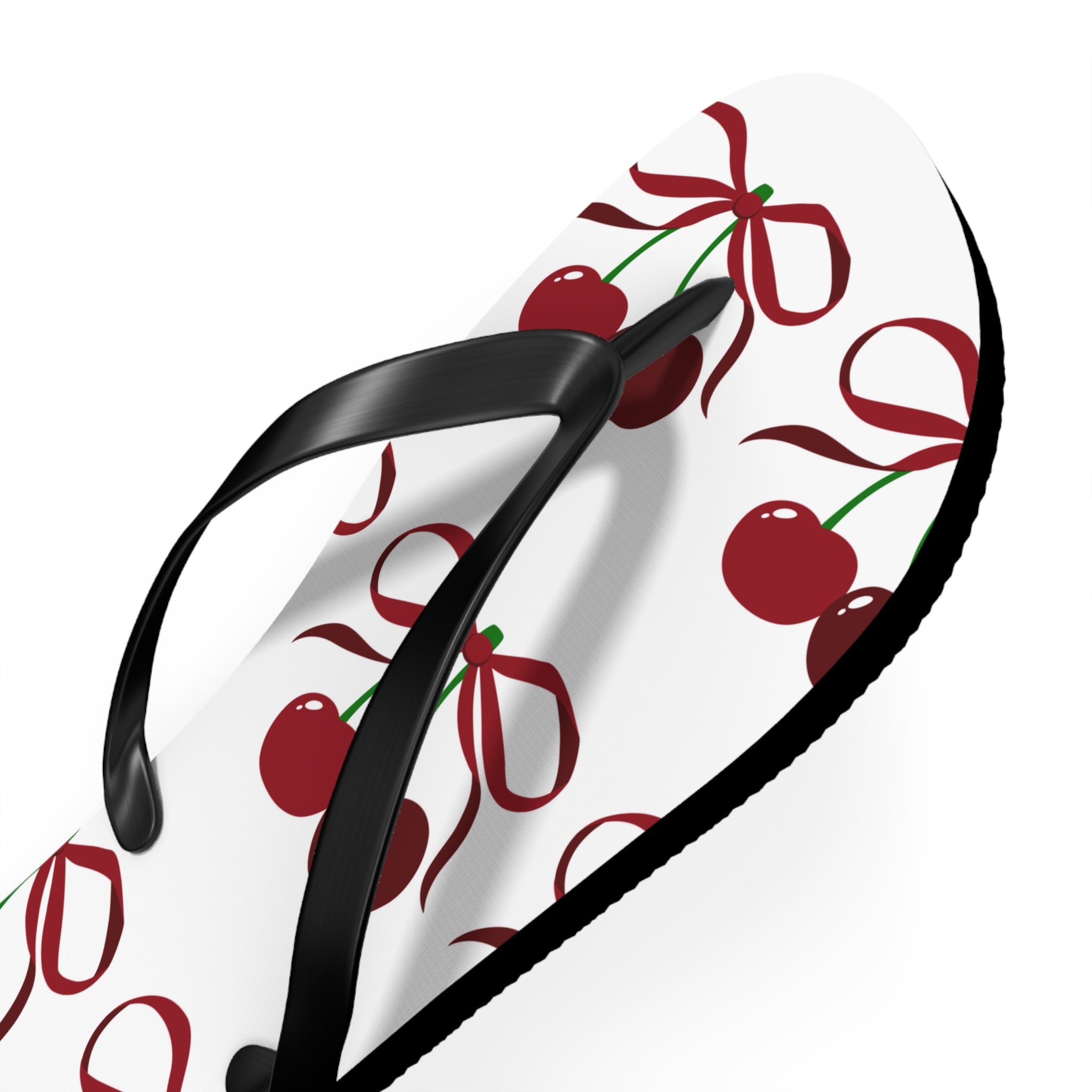 Customizable: Cherry Blossom Flip Flops, Tropical Beach Sandals, Summer Footwear, Perfect for Vacation, Gift for Her, Cute Pool Slides