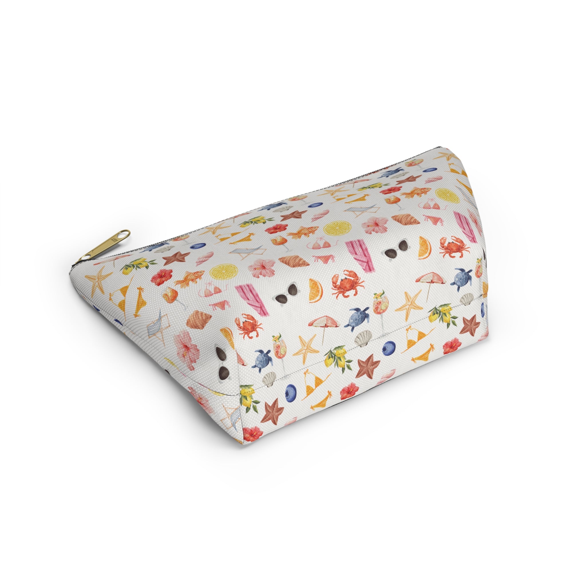 Customizable Beach-Themed Accessory/Makeup Pouch