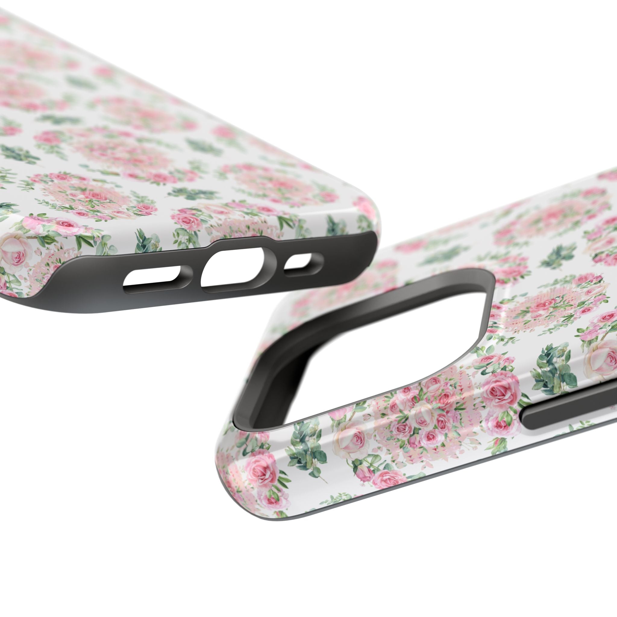 Customizable: Floral Impact-Resistant Phone Case